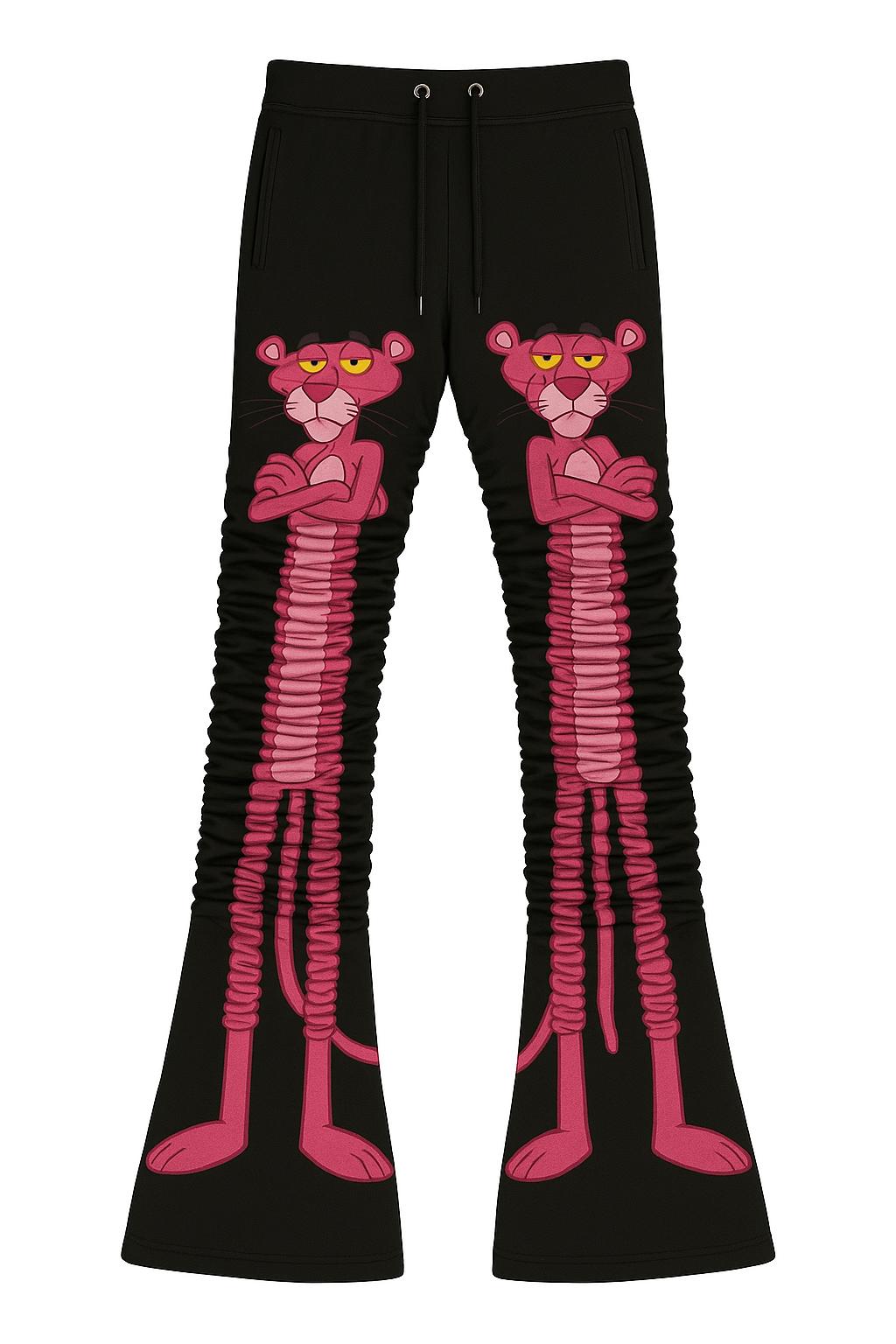 Kids Pink Panther Graphic Flared Jogger Pants