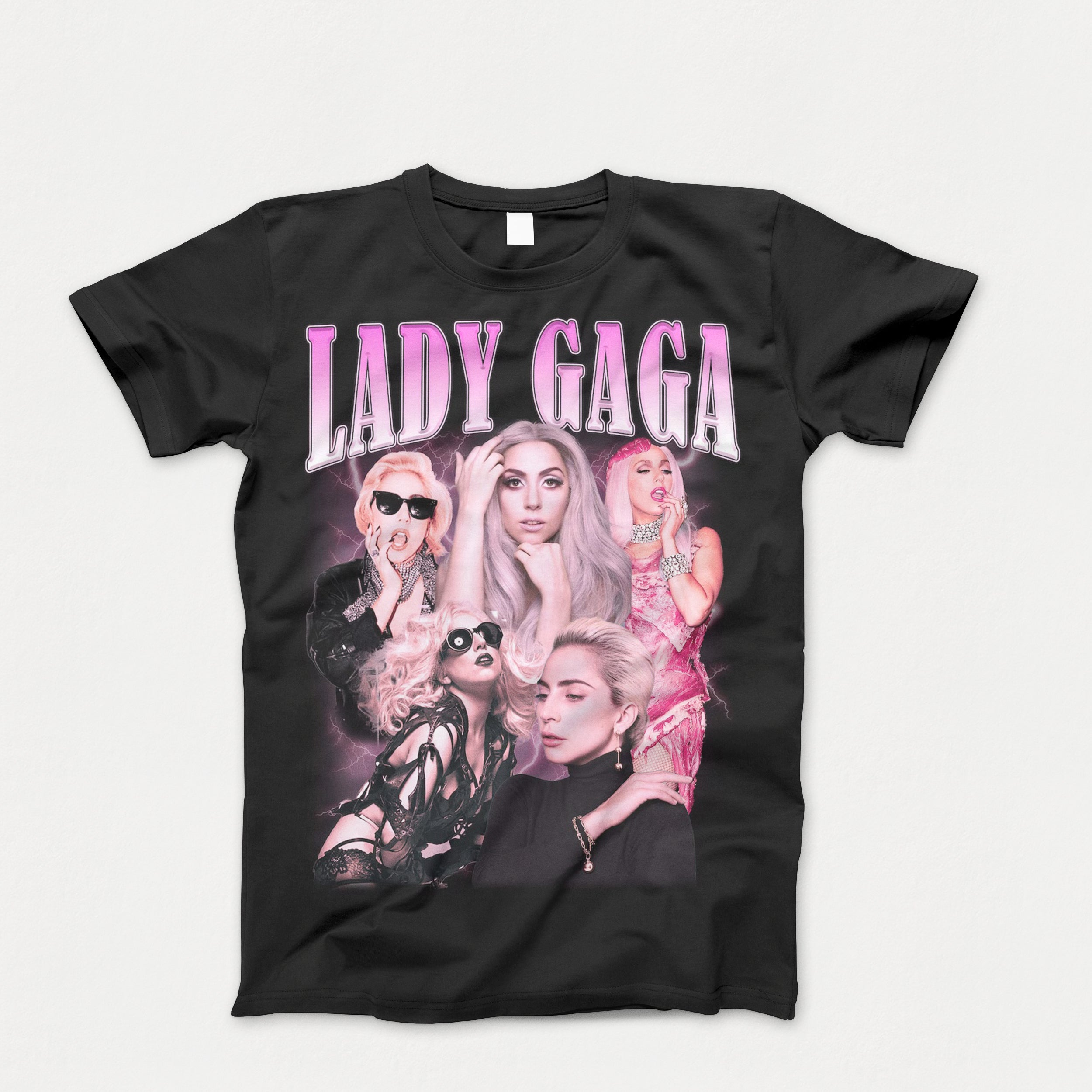 Unisex Adult Lady Gaga Tee Shirt