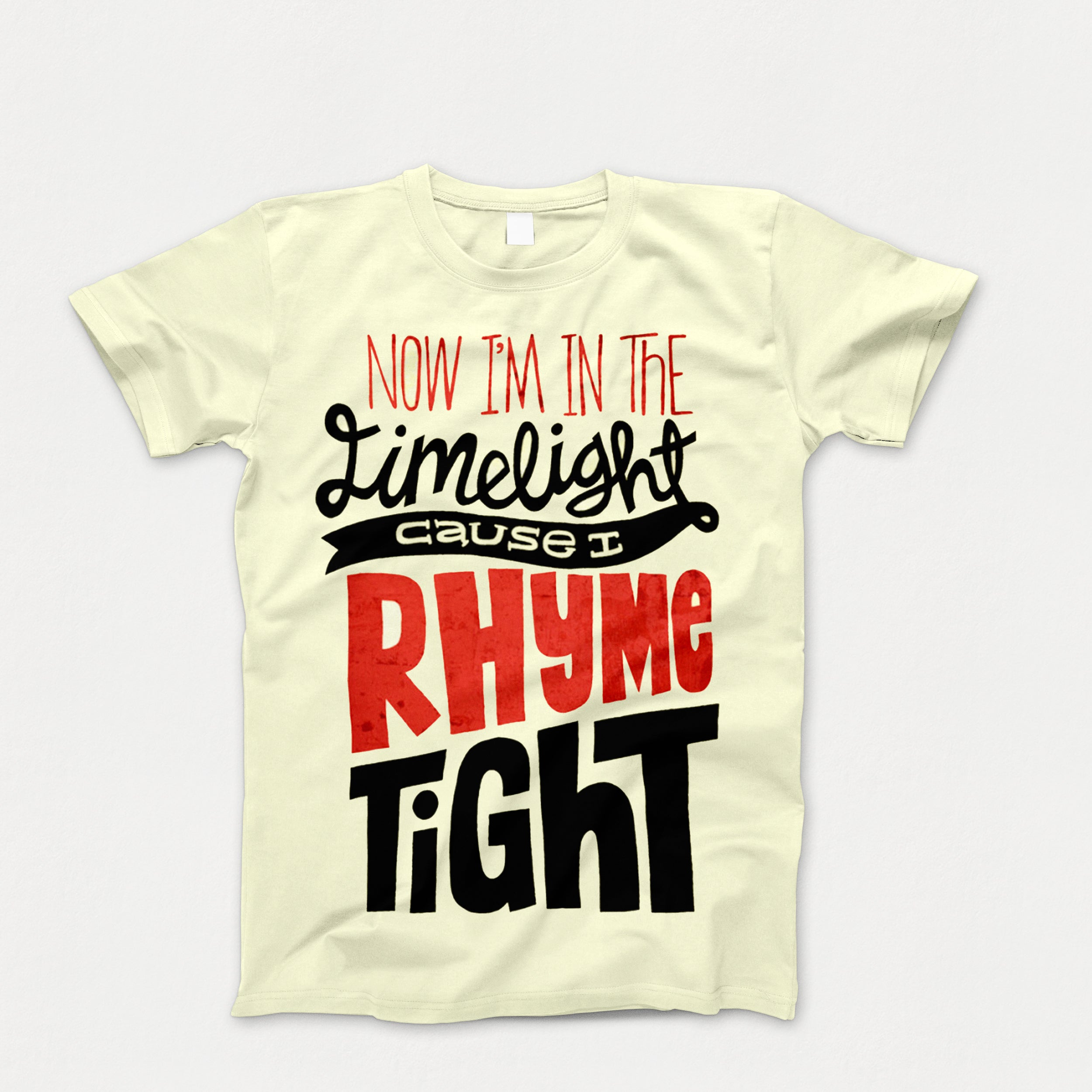 Unisex Adult Rhyme Tight Tee Shirt