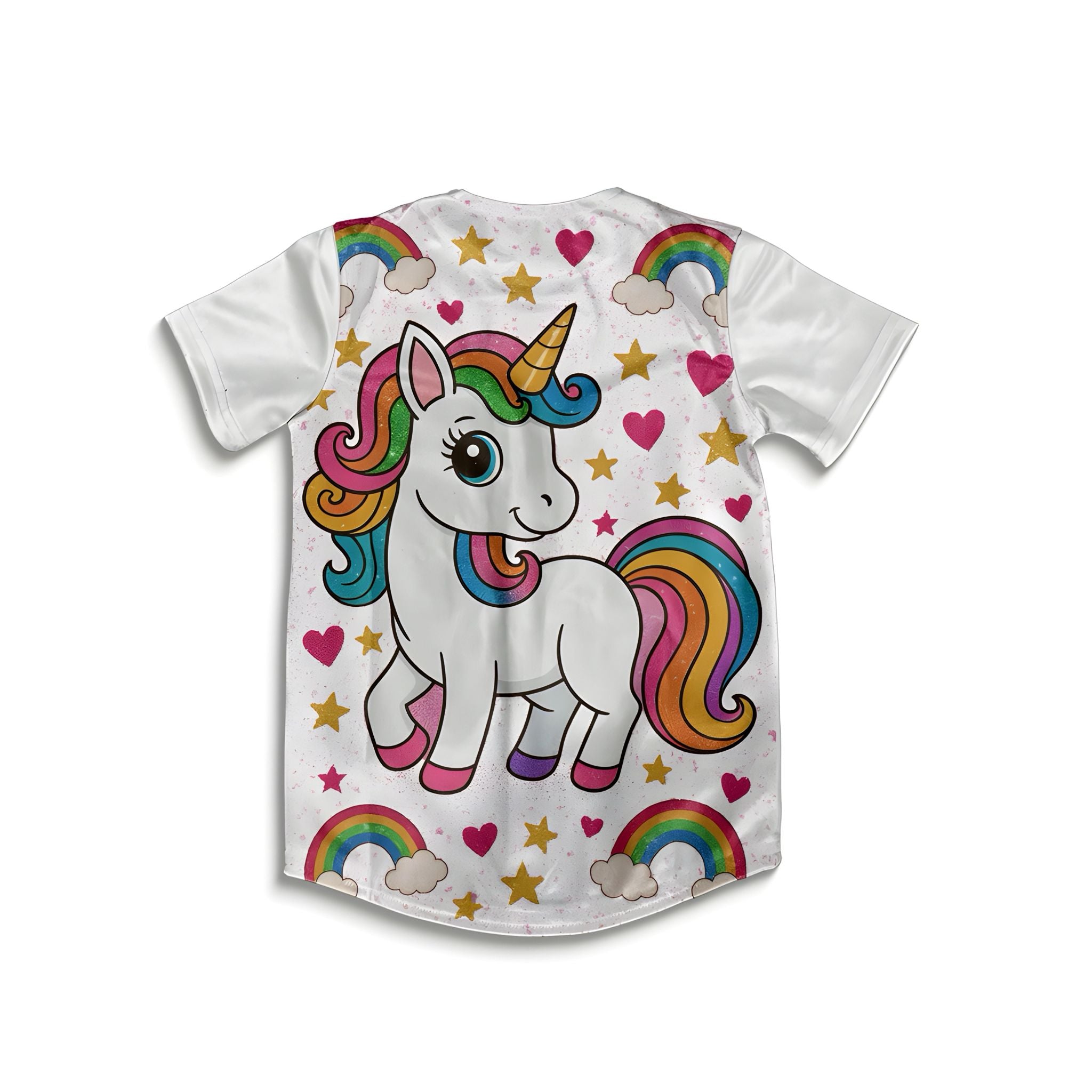 Kids Unicorn Fantasy Baseball jersey
