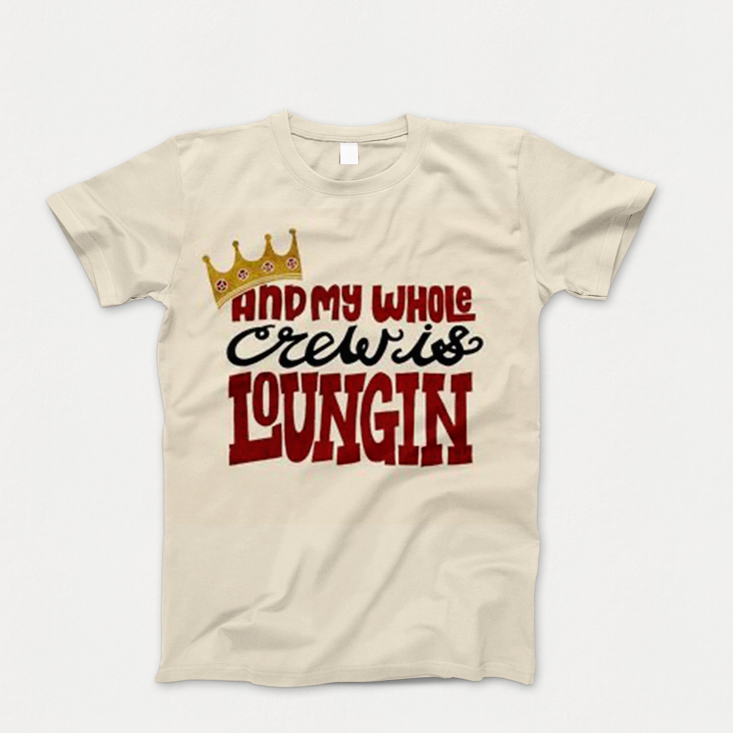 Unisex Adult Crew Tee Shirt