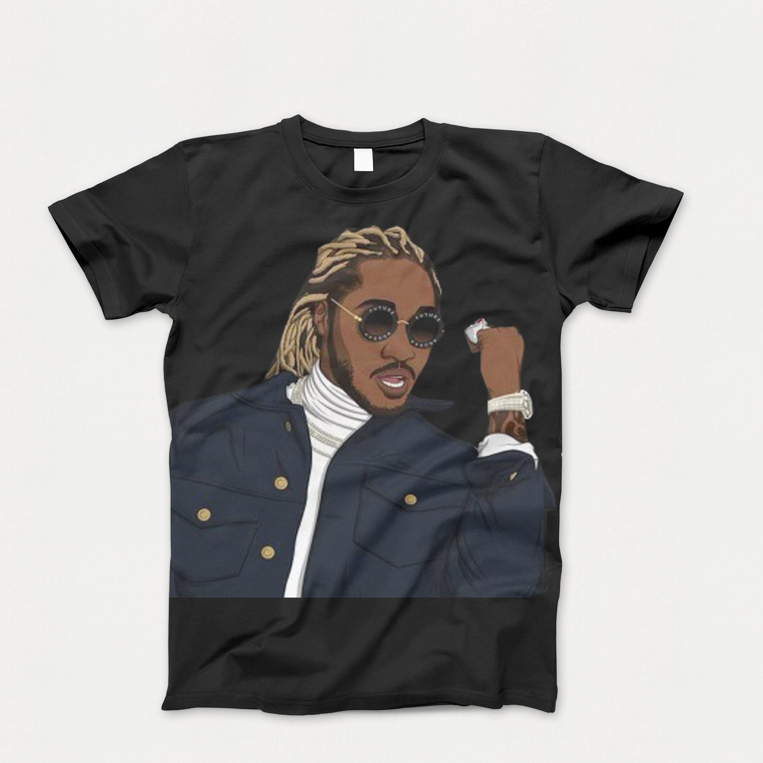 Unisex Adult Rapper Tee Shirt