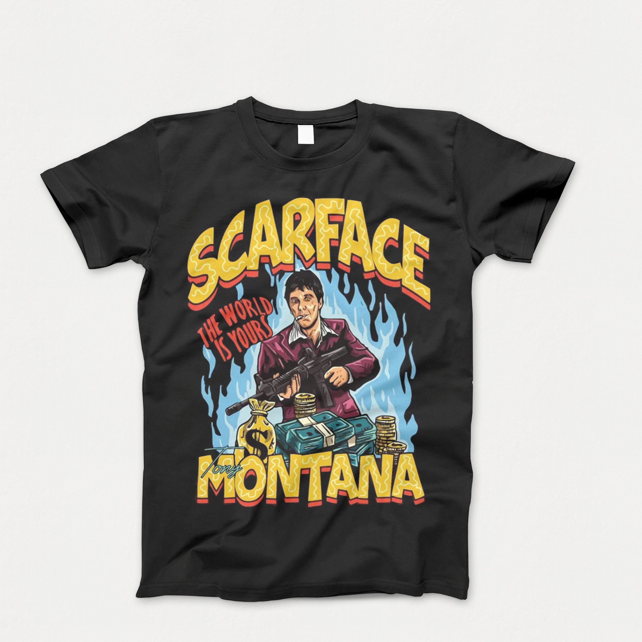 Unisex Adult Scarface Montana Tee Shirt
