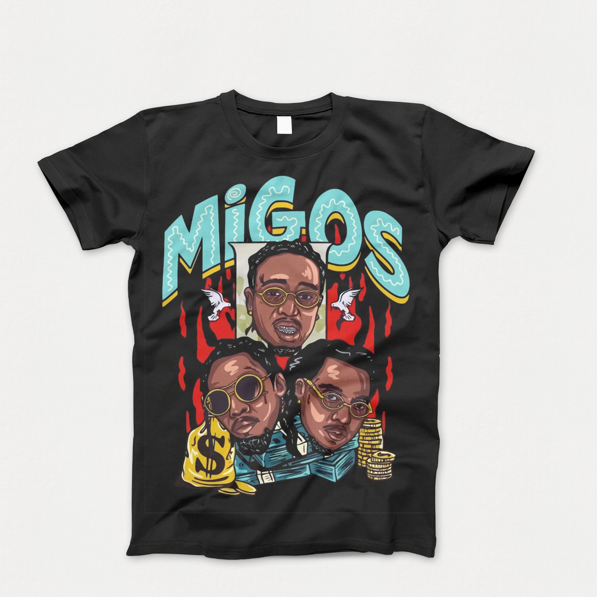 Unisex Adult Migos Tee Shirt