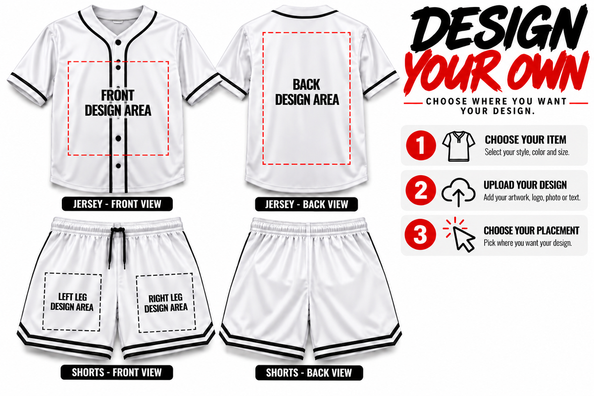 Design a baseball Shorts set