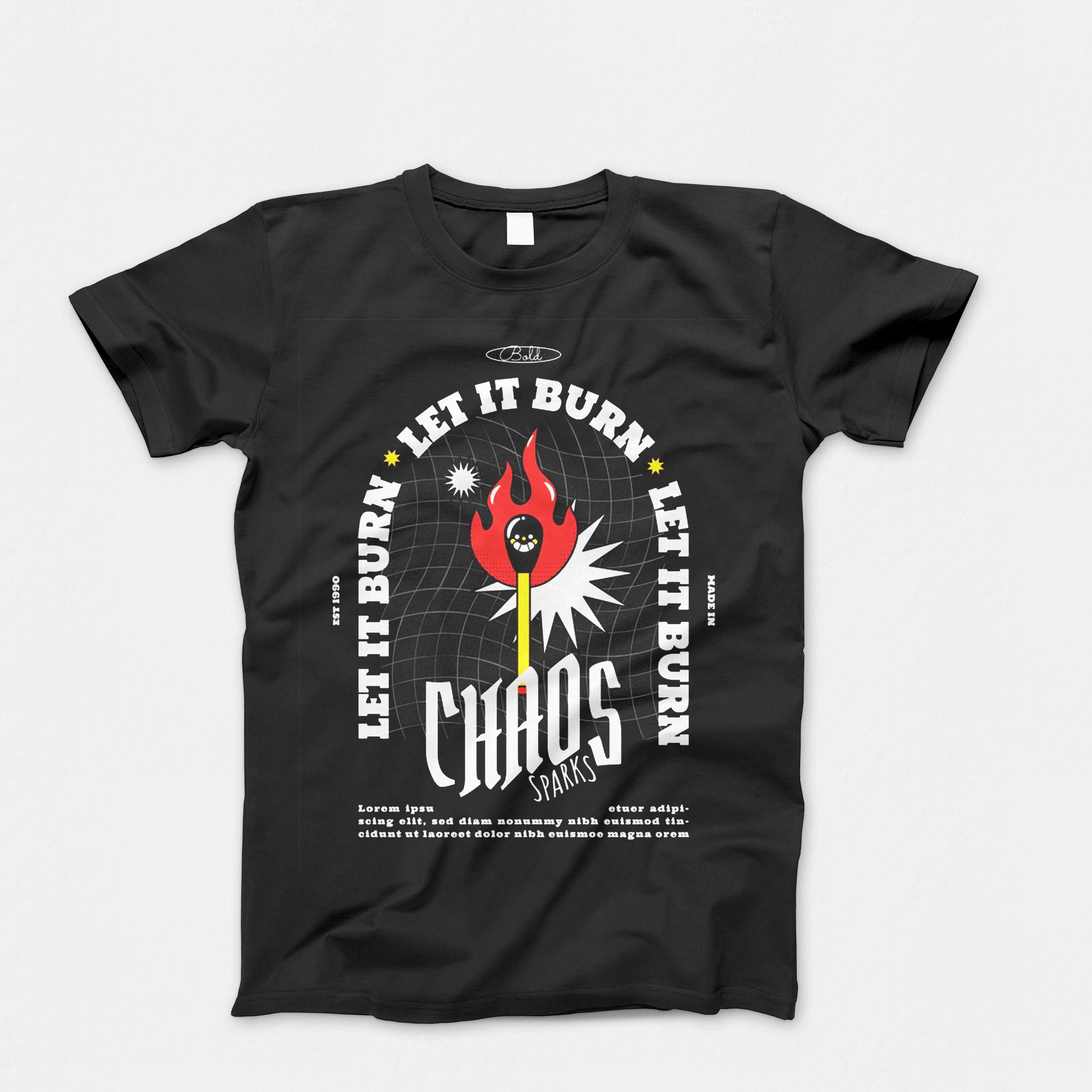 Unisex Adult Chaos Tee Shirt