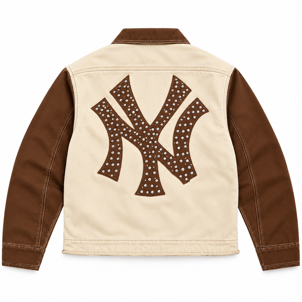 Cream & Brown Yankee Jacket