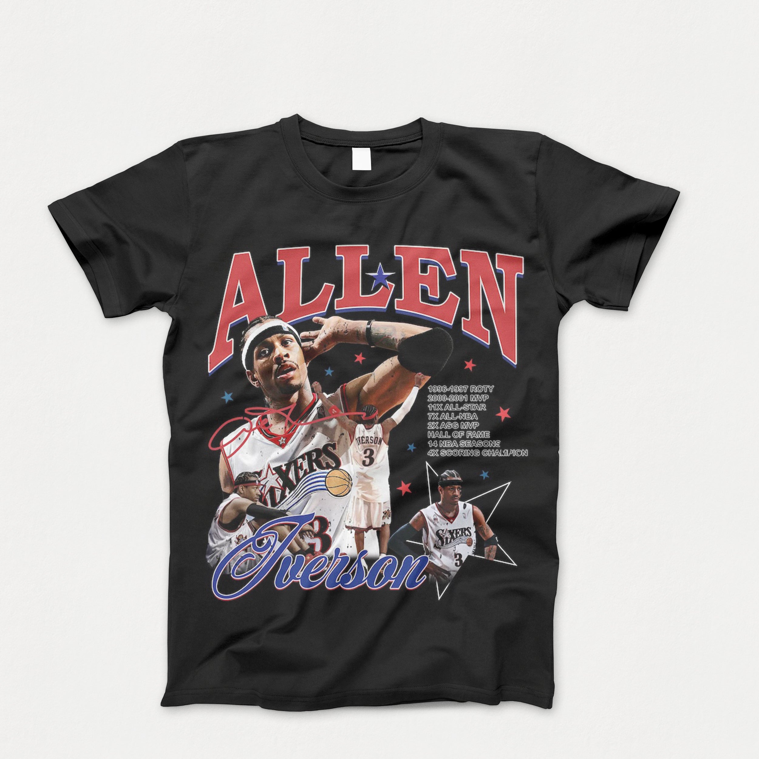 Unisex Adult Allen Iverson Tee Shirt