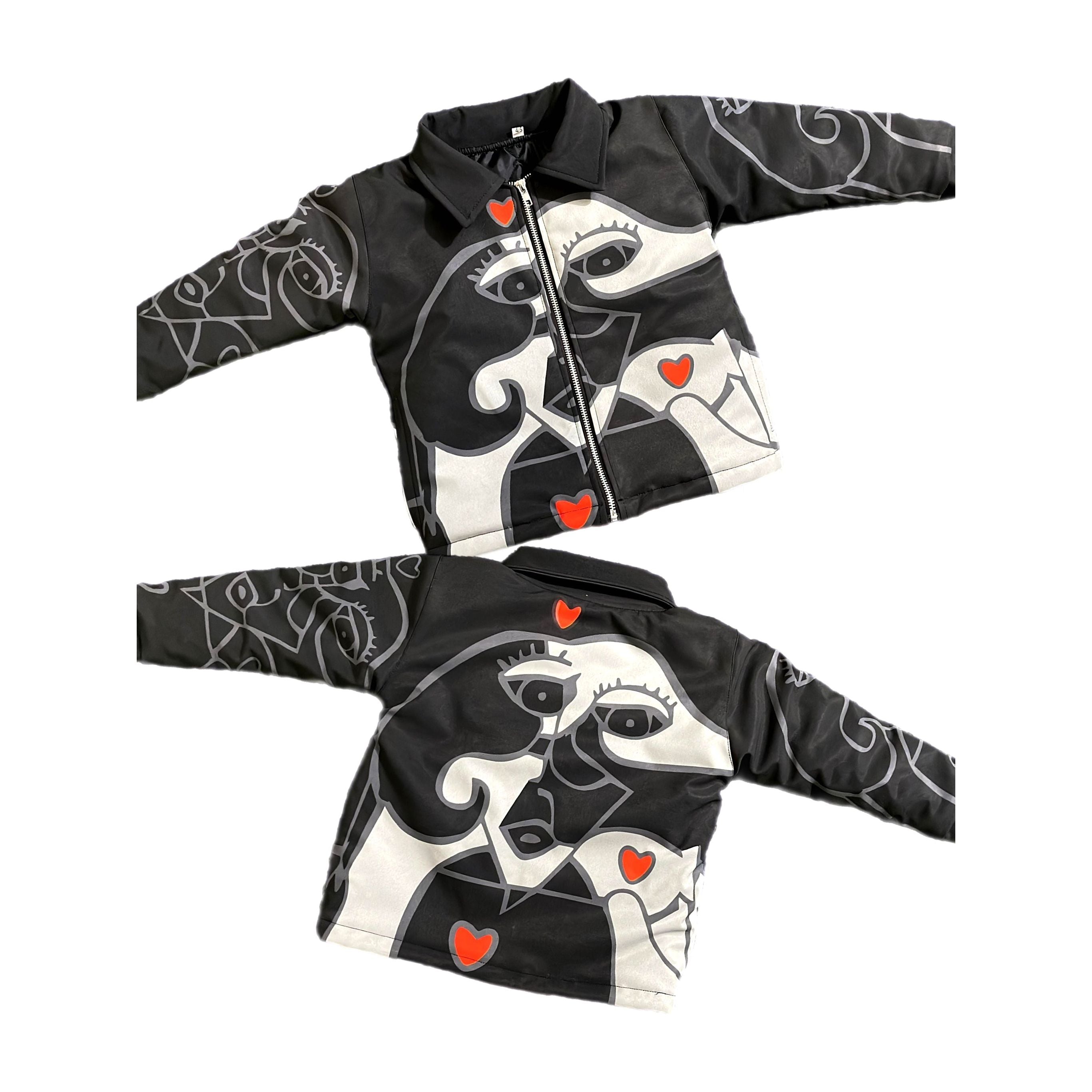 Kids black picasso jacket