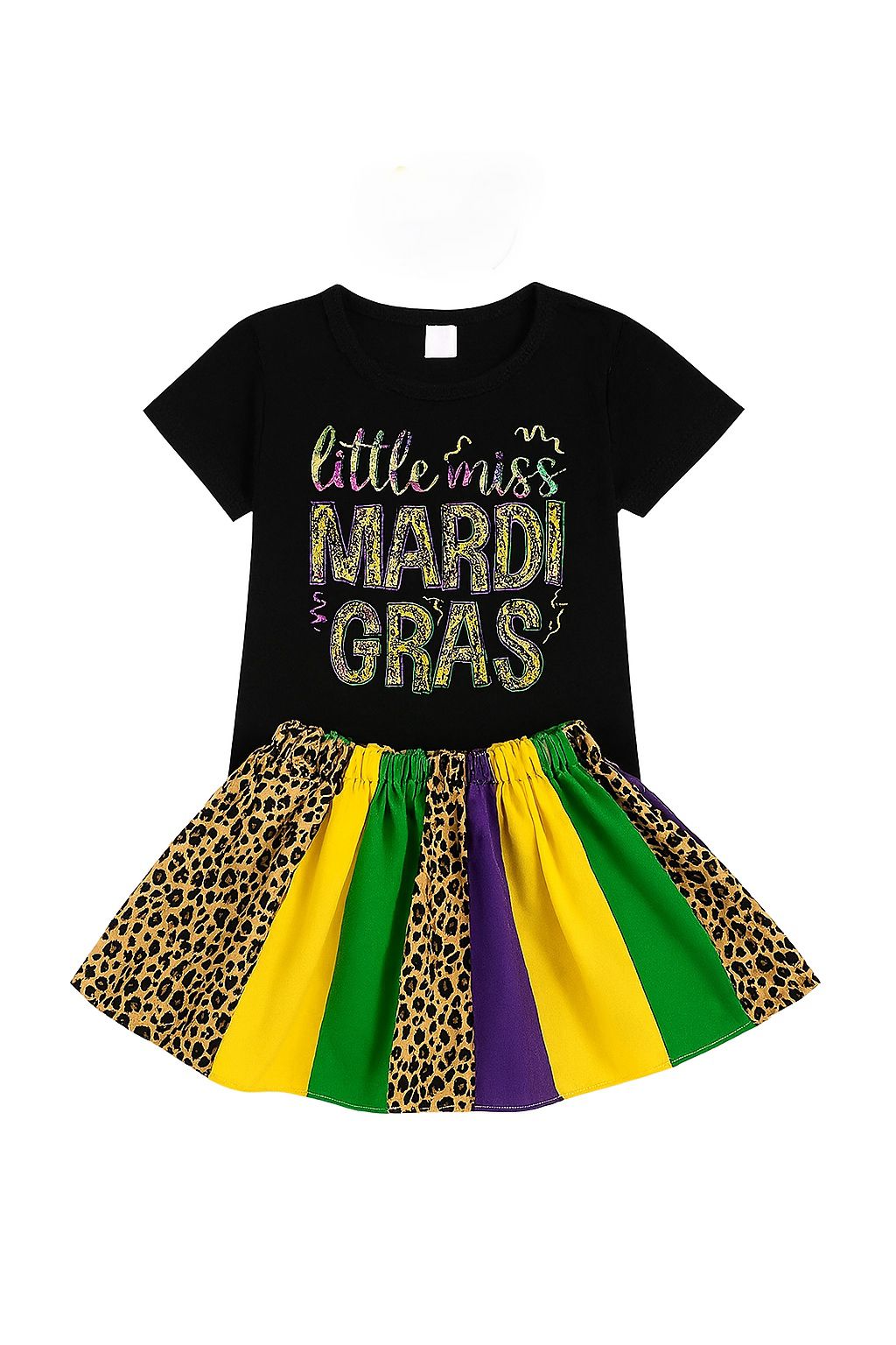 Kids Miss Mardi Gras set