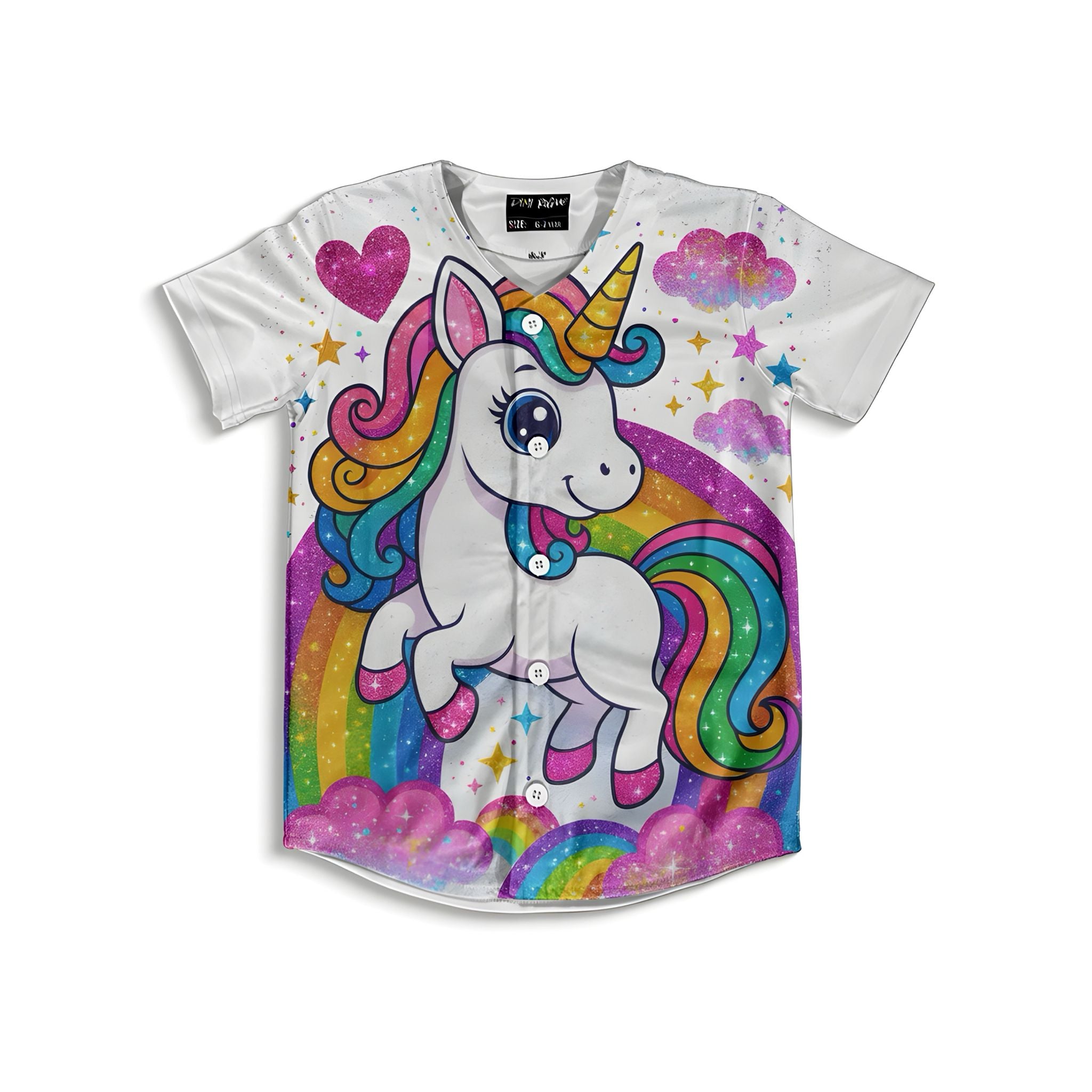 Kids Unicorn Fantasy Baseball jersey