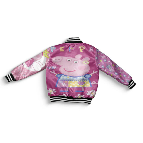 Women pink peppa pig Bomber