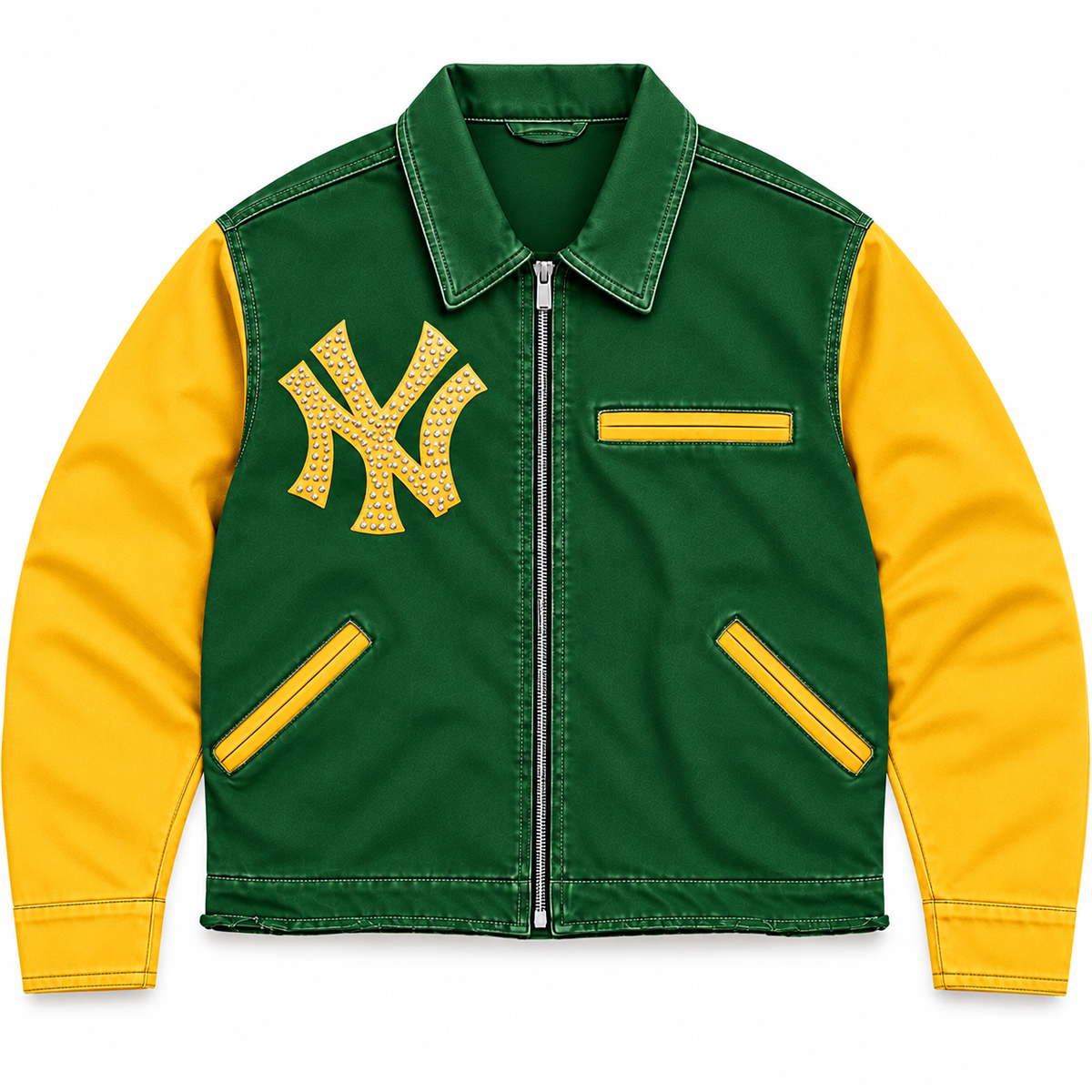 Yellow & Green  Yankee Jacket