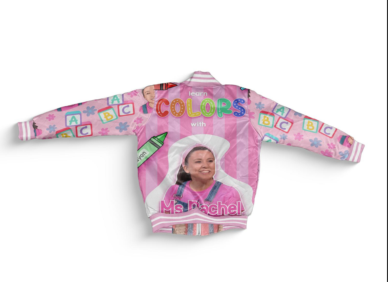 Kids Rachel pink bomber