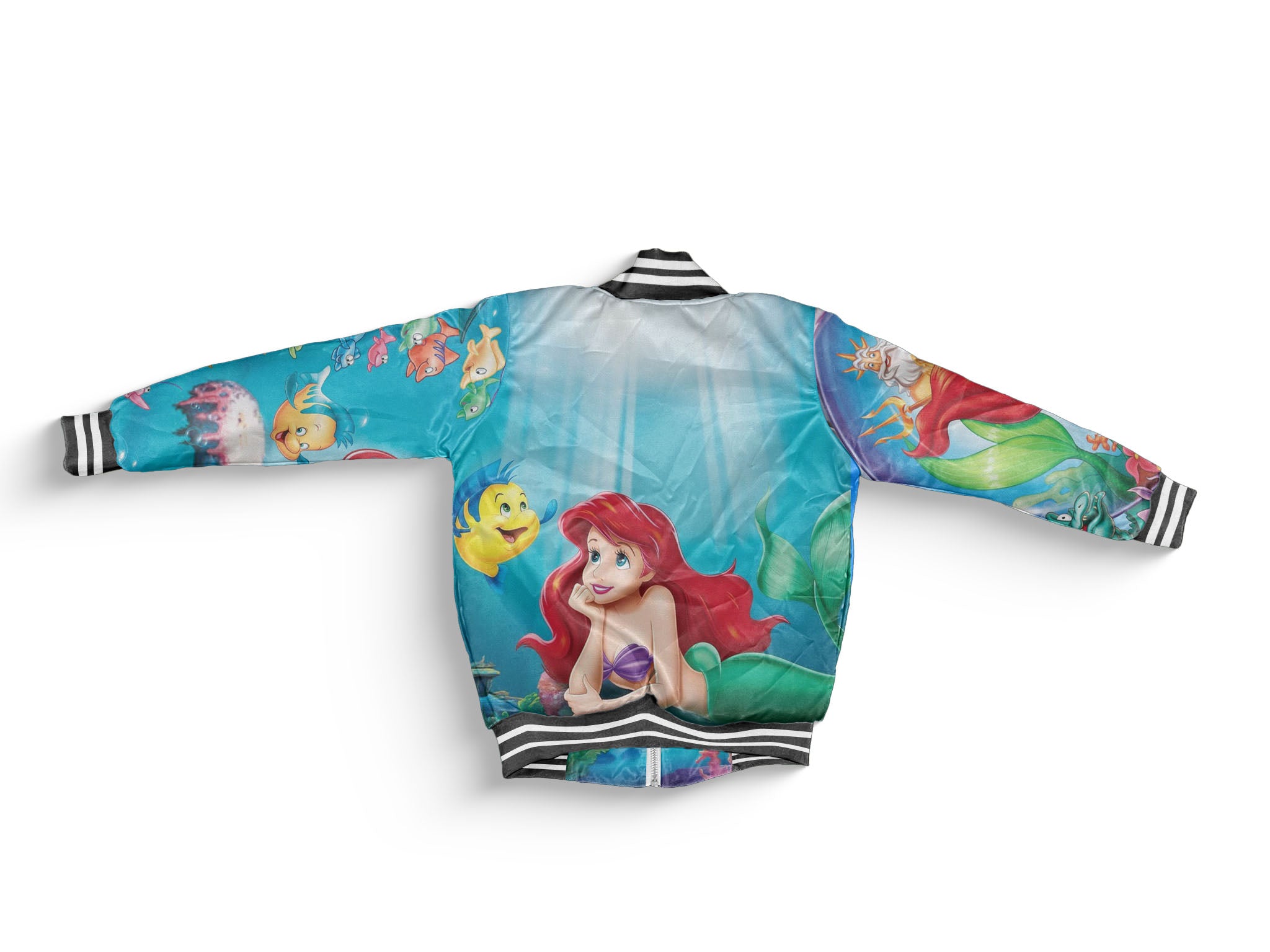 Kids Girl Ariel The Little Mermaid Bomber