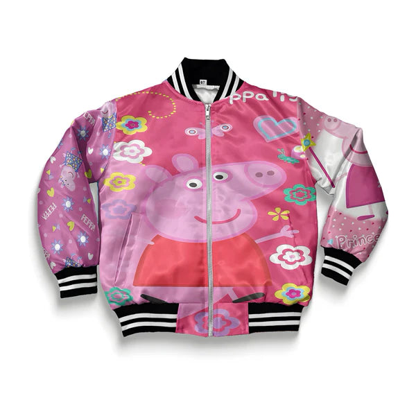 Women pink peppa pig Bomber