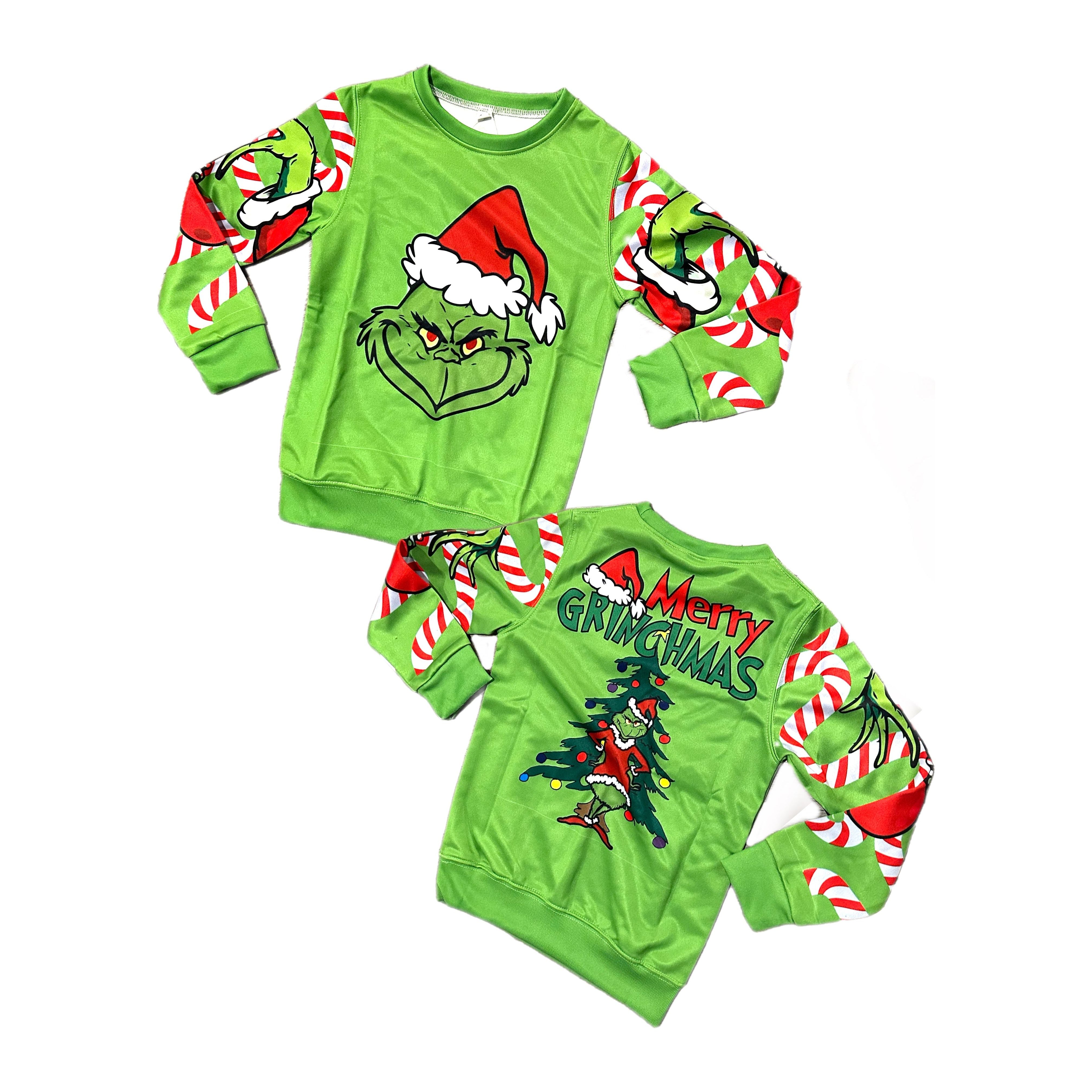 Kids Grinch green sweater