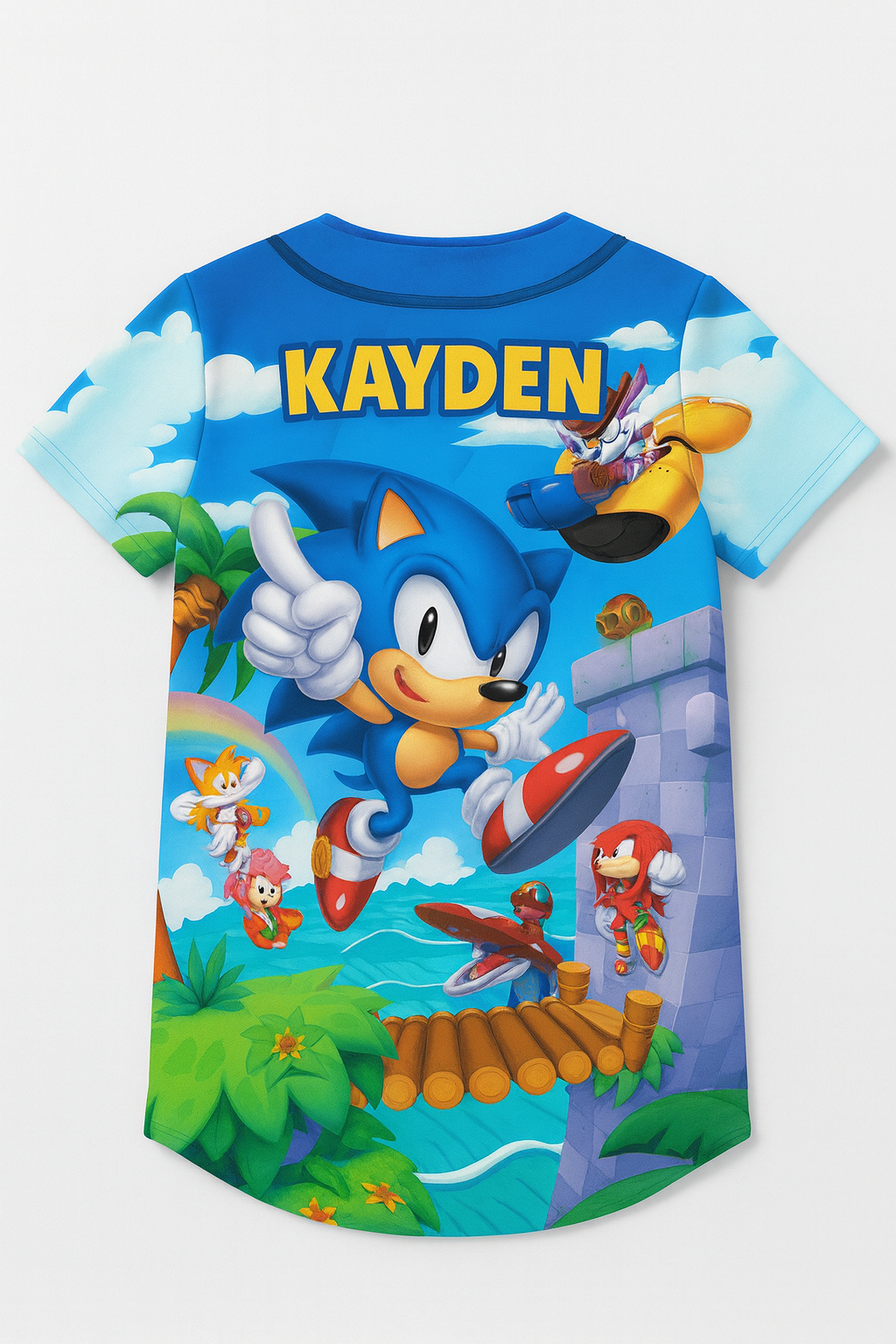 Kids Sonic & Friends Baseball Jersey