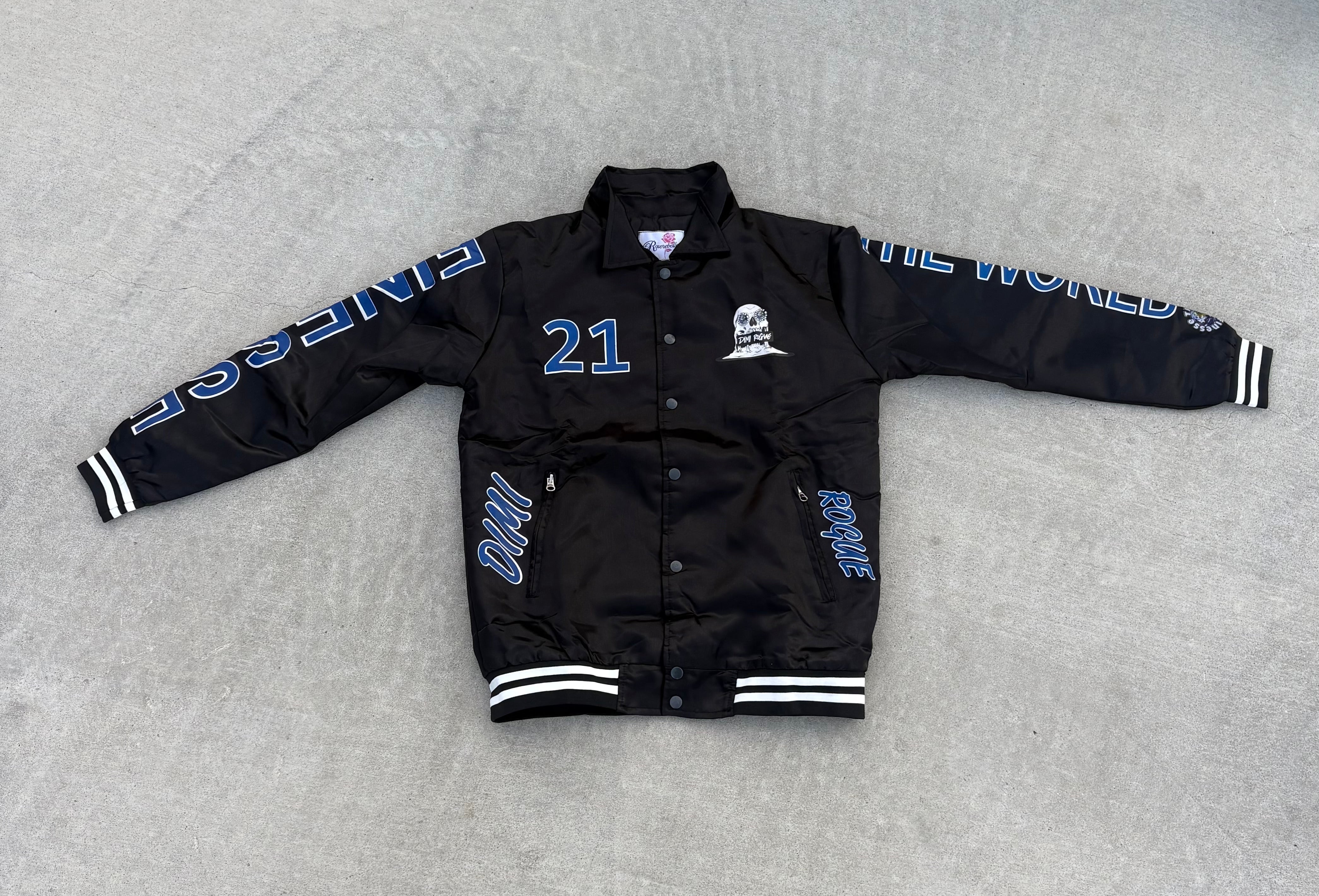 Men black finesse the world Bomber