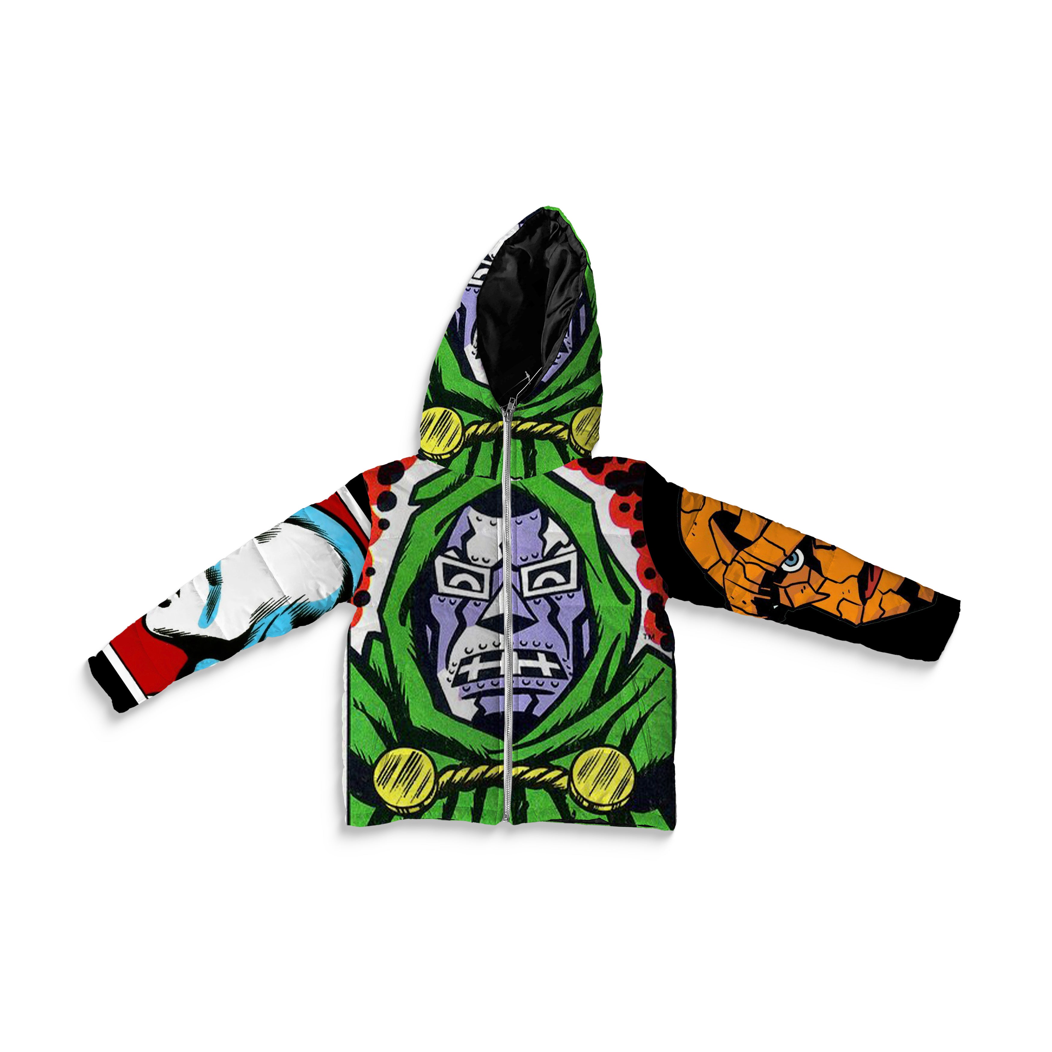 Kids Dr. Doom Vs Fantastic 4 Puffer
