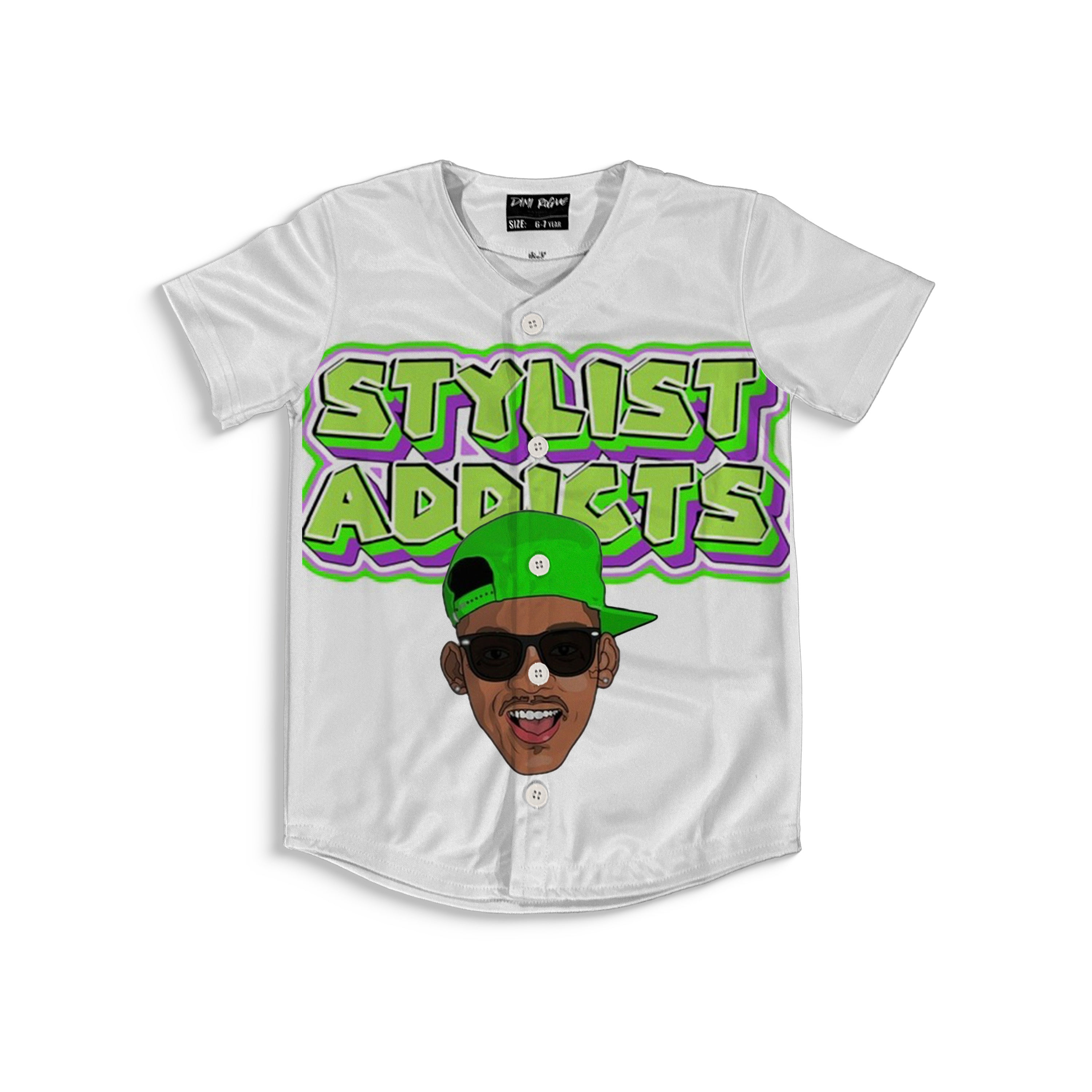 Kids Fresh Prince Baseball Jersey