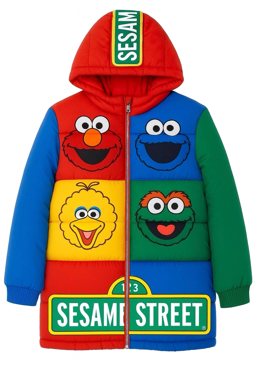 Kids Sesame Street trench jacket