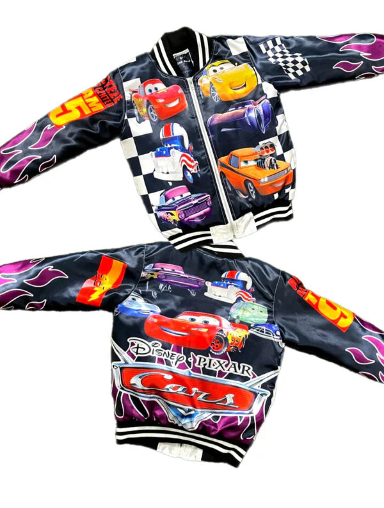 Kids Purple Cars Bomber