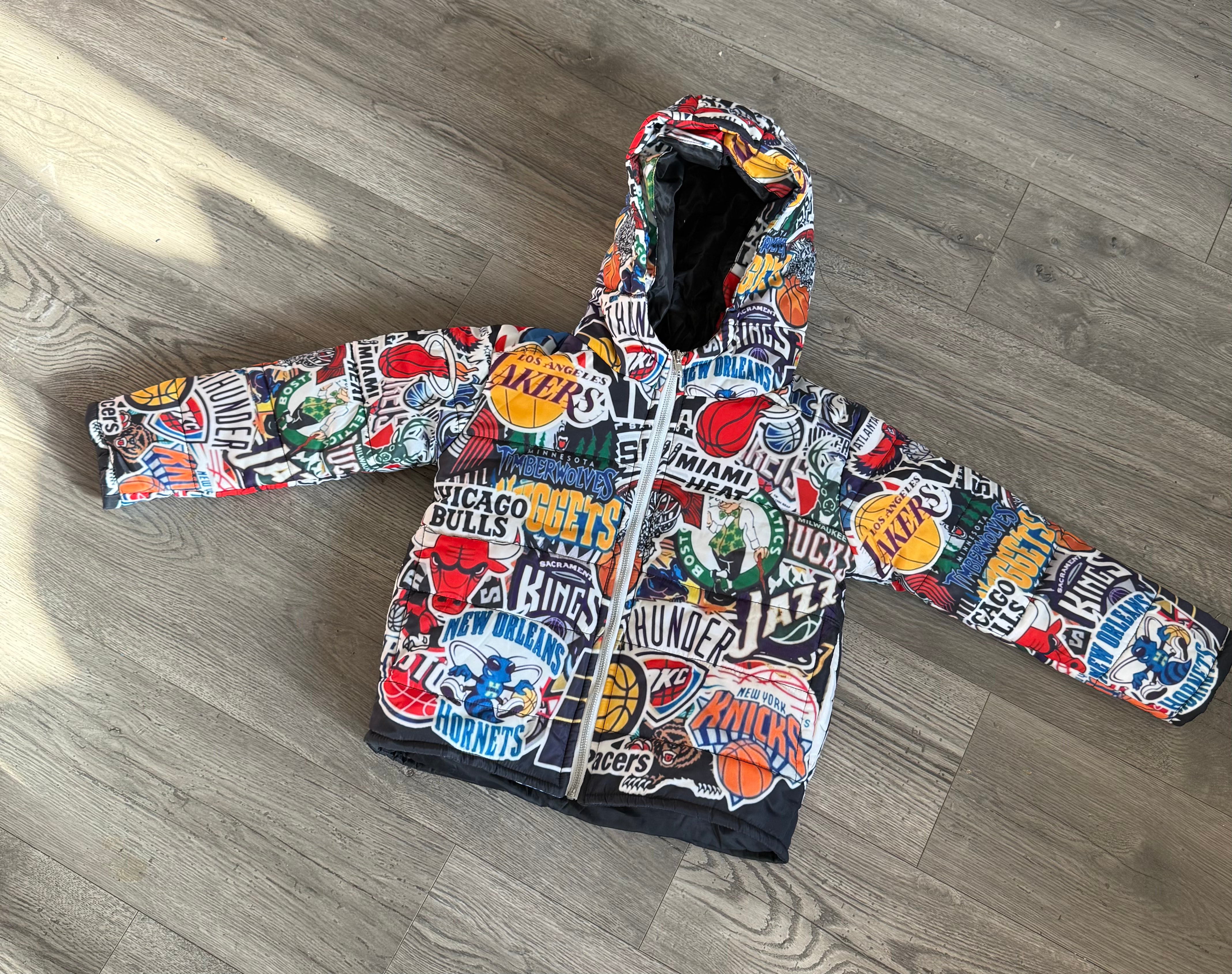 Nba logo puffer Jacket ()