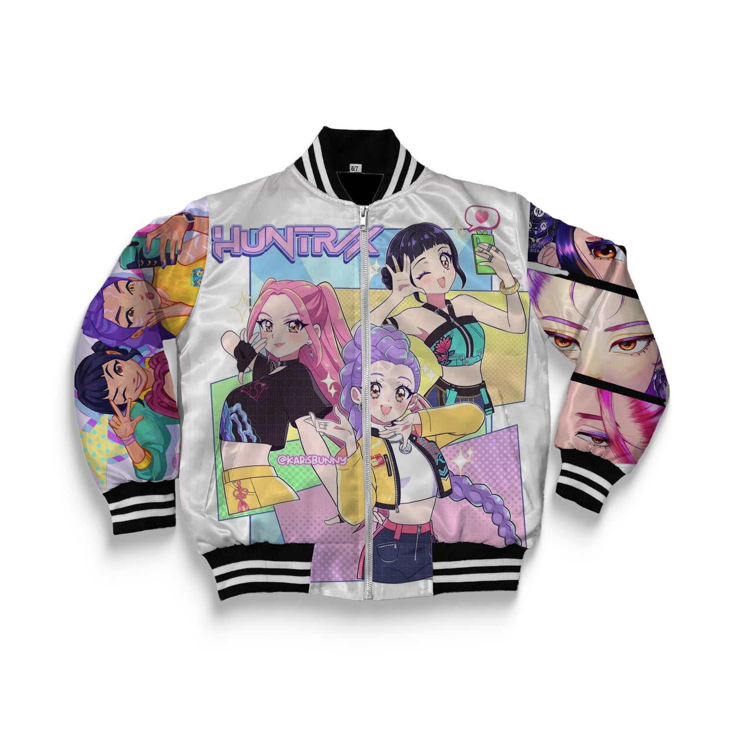 Kids K-Pop Demon Huntrix Bomber Jacket