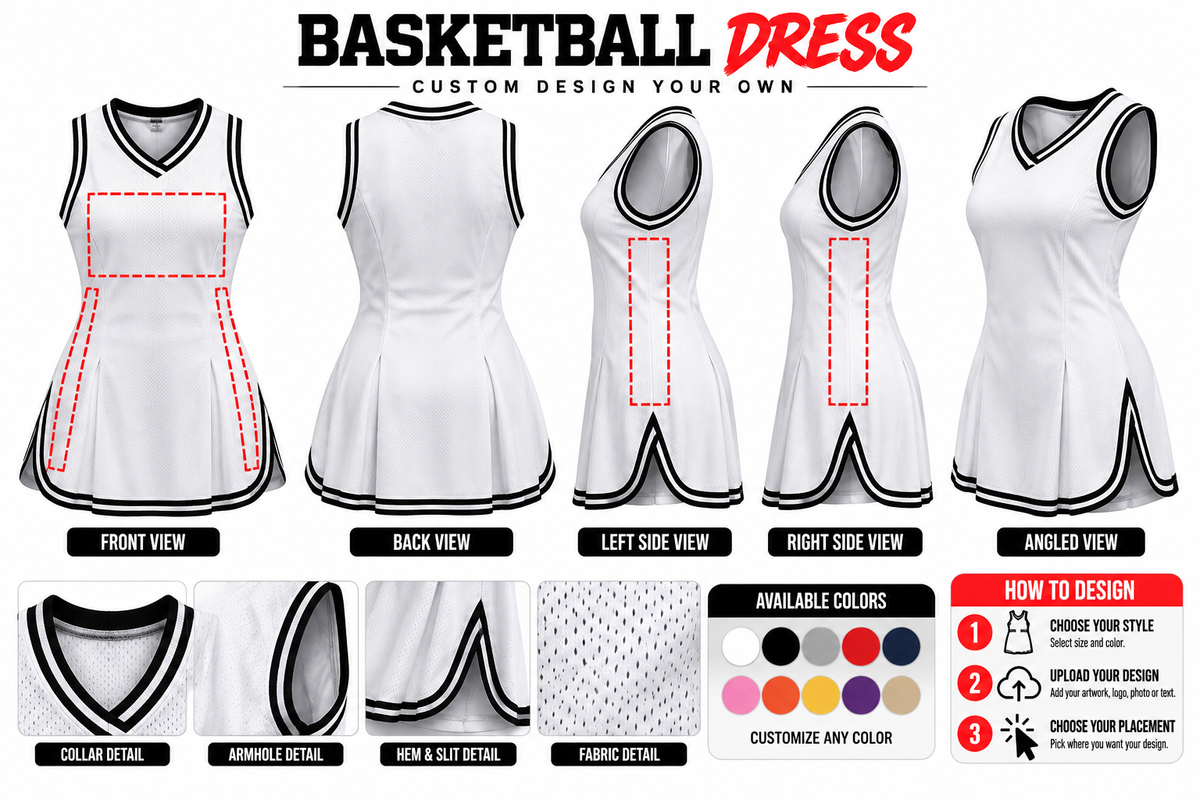 Design a basketball jersey Dress