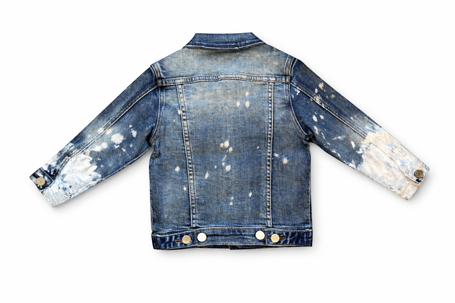 Kids Paint Sleeve Denim Jacket