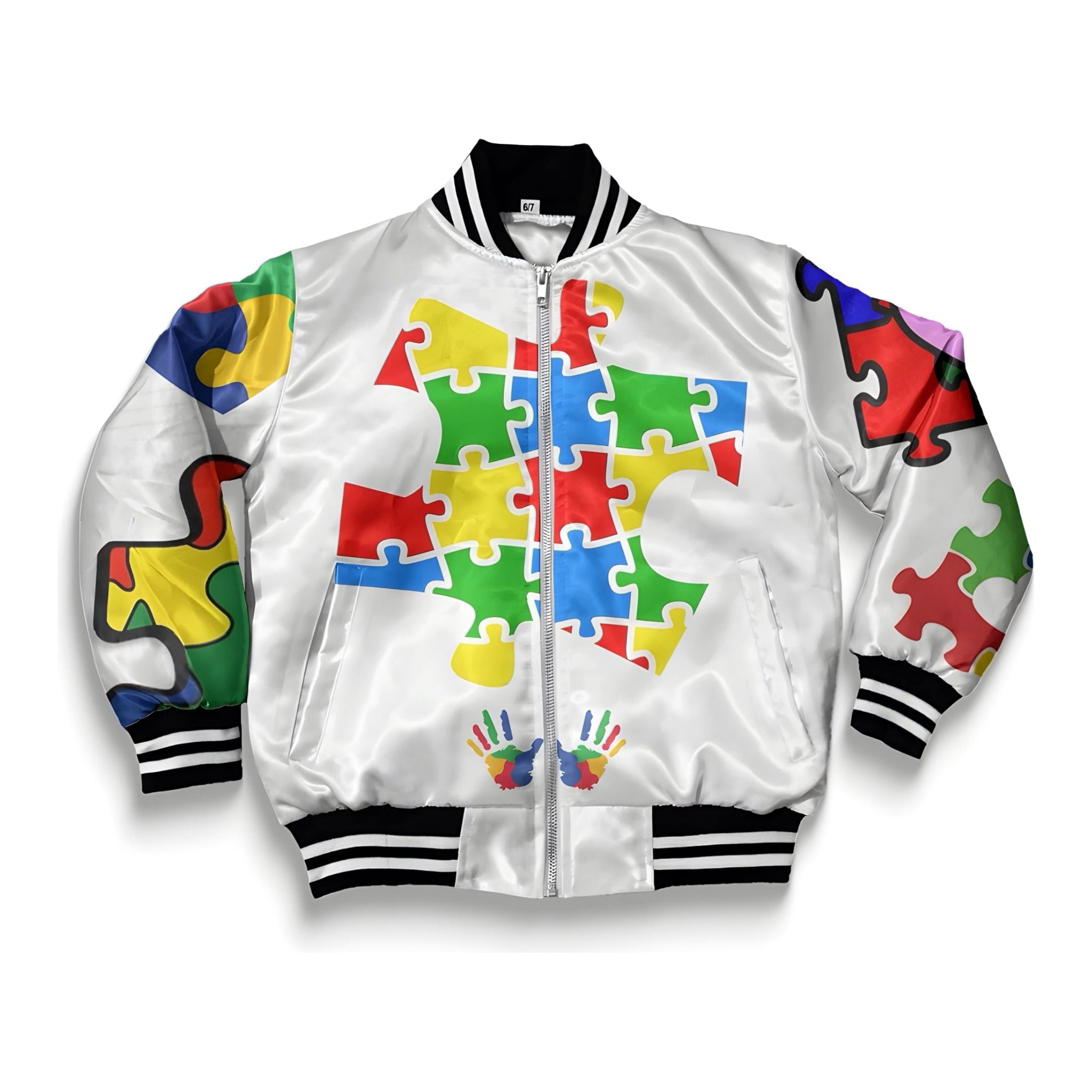 Men's Autism Puzzle Bomber