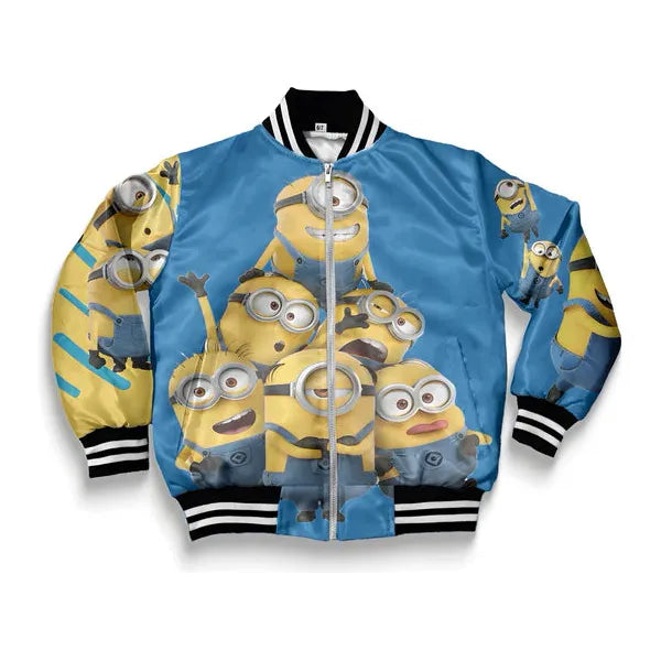 Women minion blue Bomber