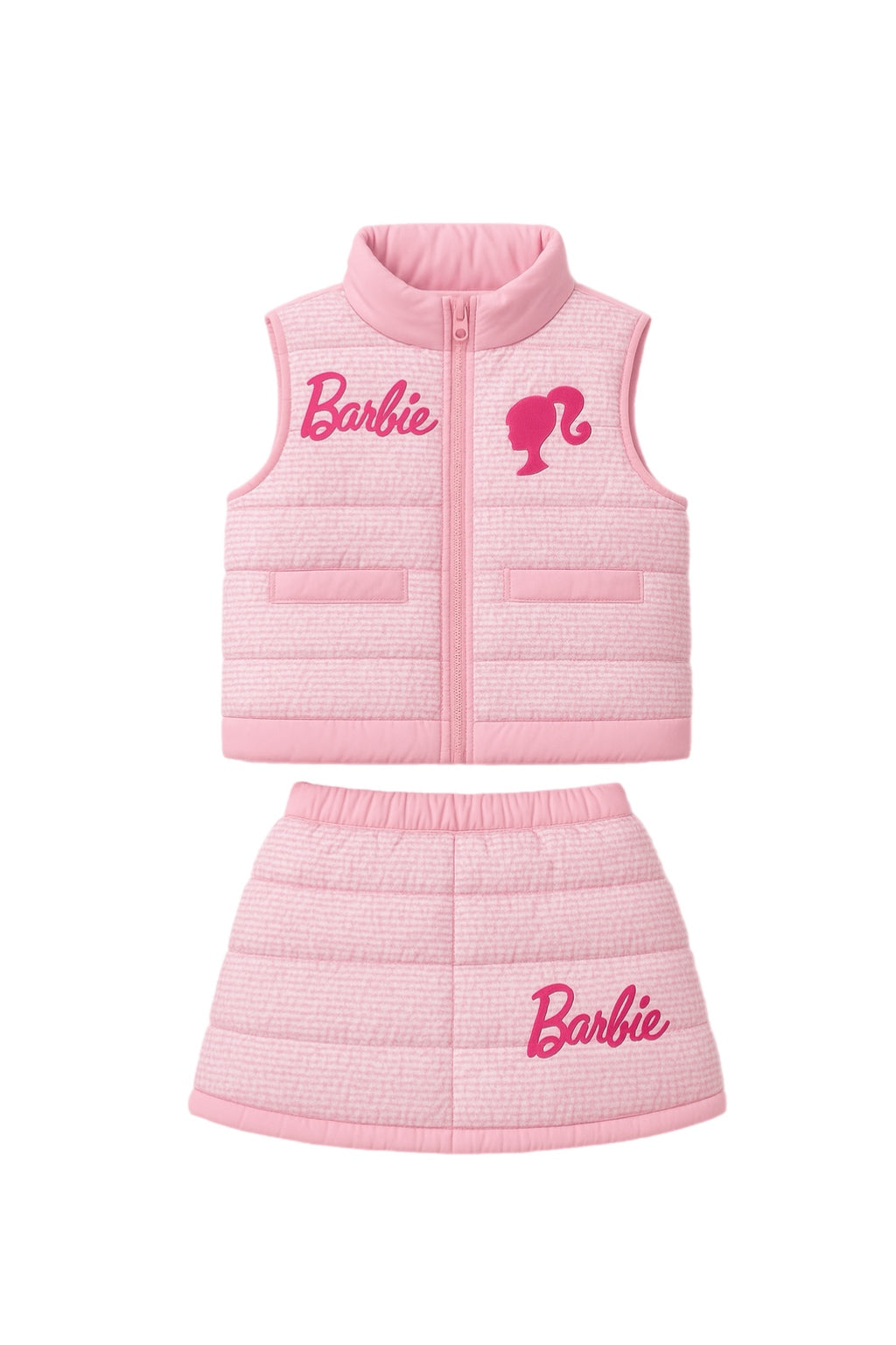 Kids Barbie Vest & Skirt