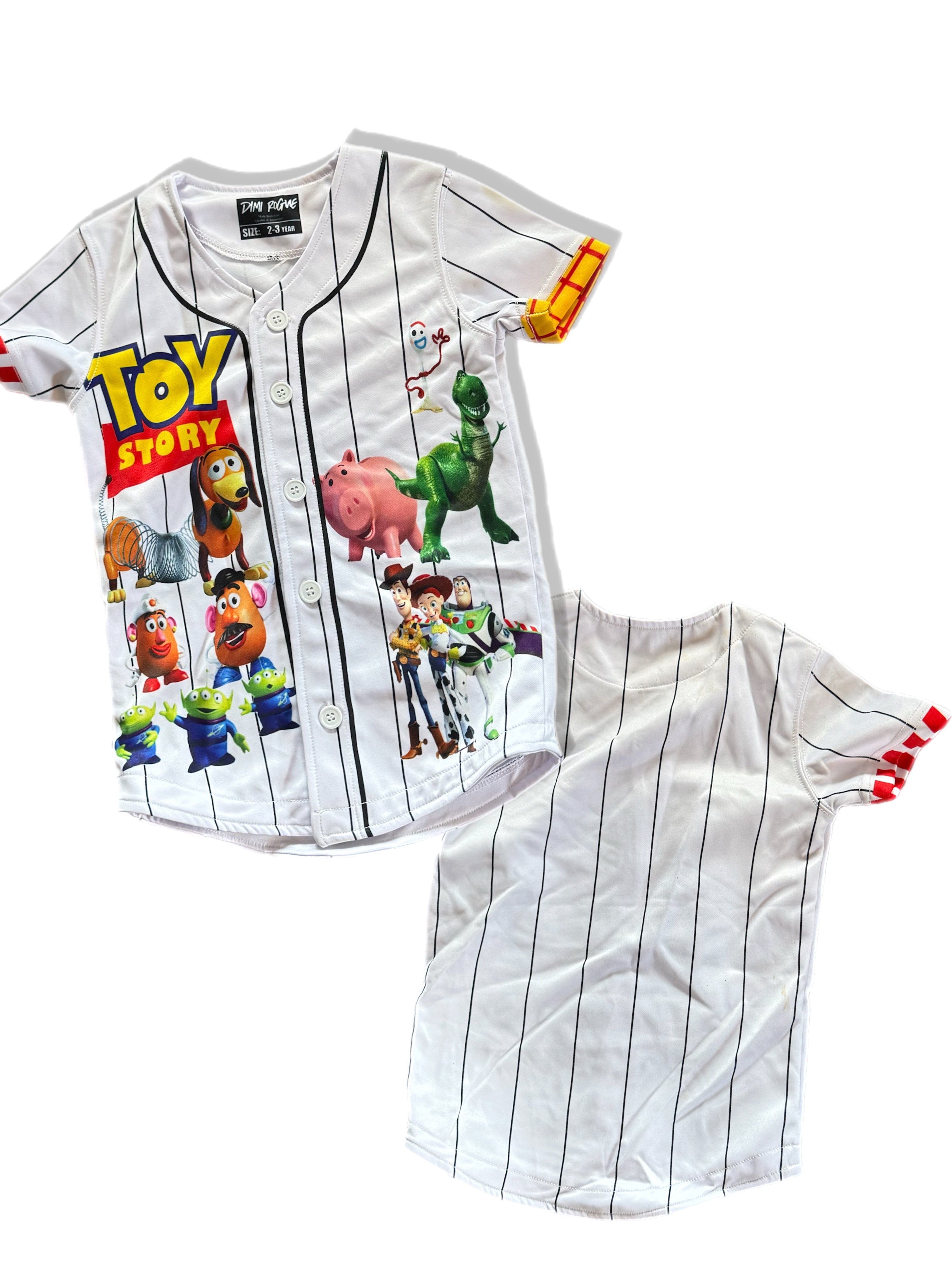 Kids Toy Story Baseball jersey
