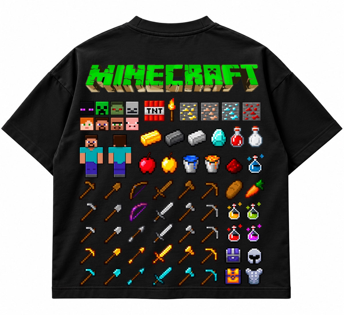 Kids Minecraft Boxy fit T-shirt