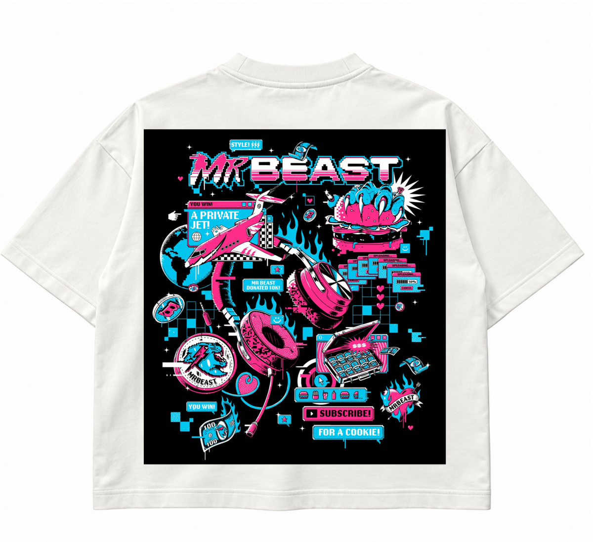 Mr.Beast Mode Boxy Fit T-shirt