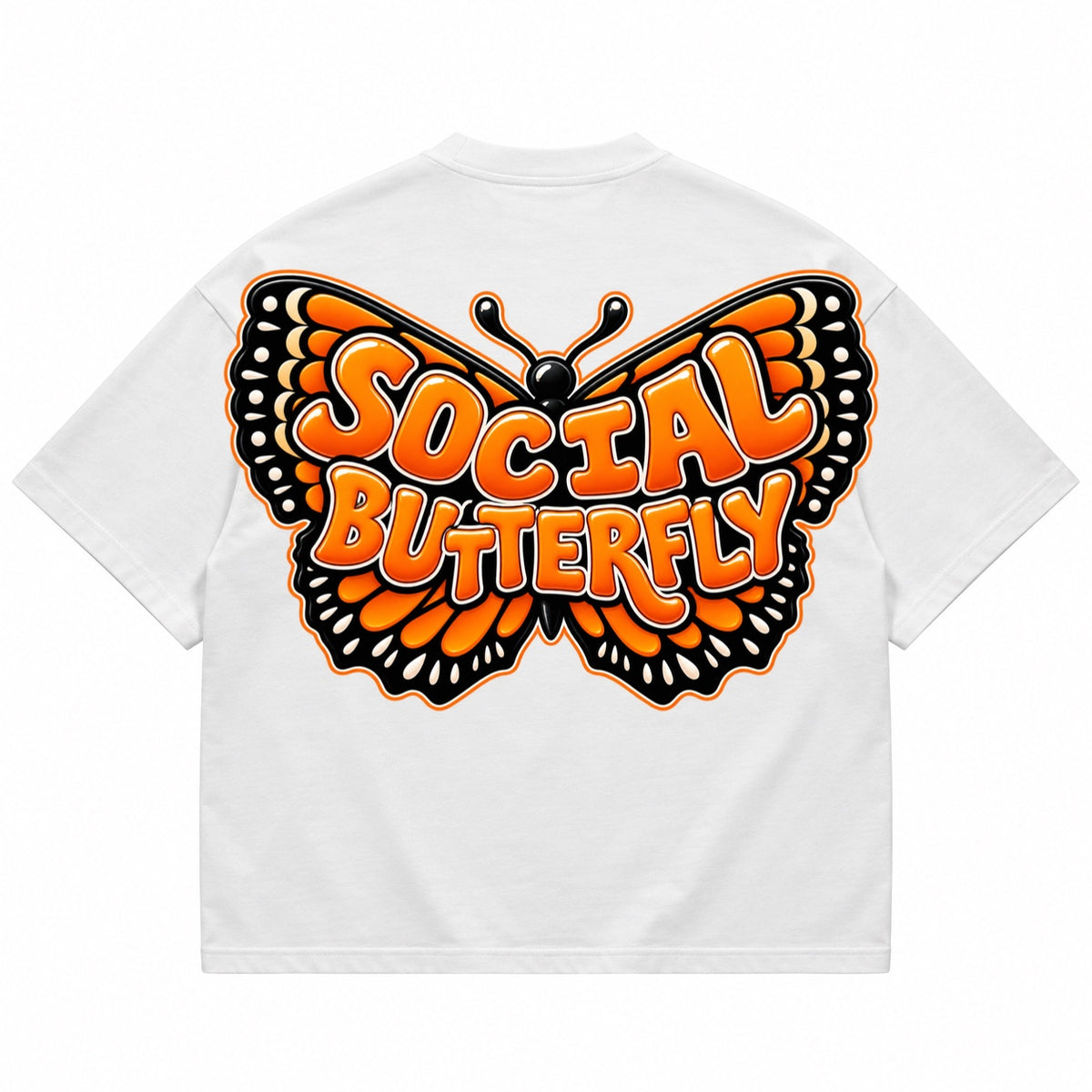Kids Girls Butterfly boxy T-shirt