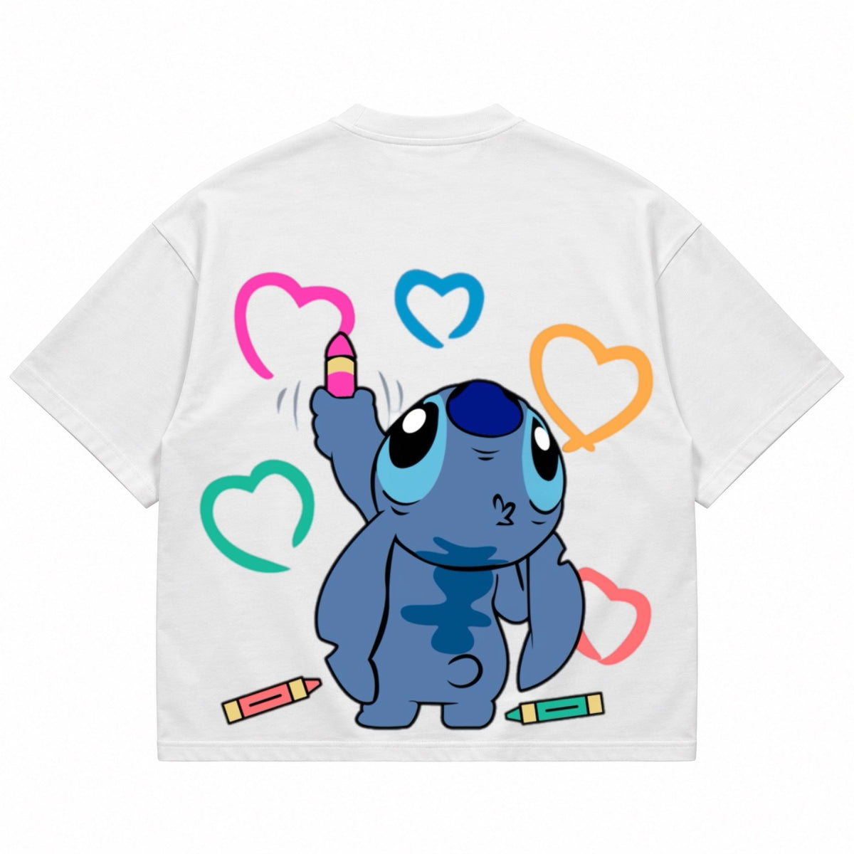 Kids Girls stitch boxy t-shirt