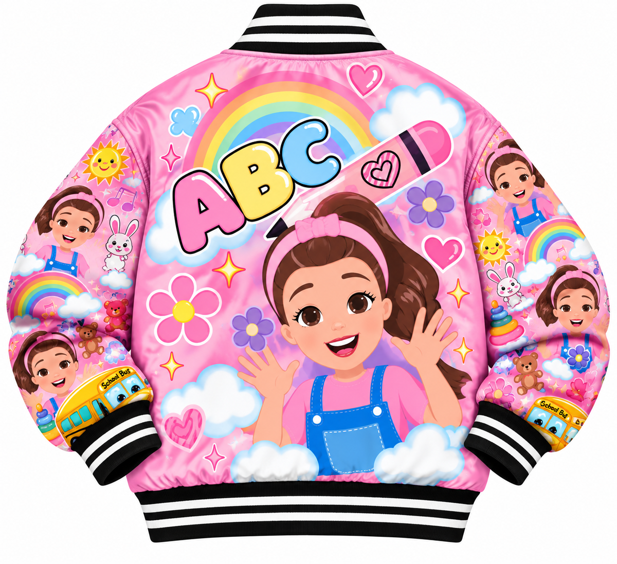 Kids Girl Ms.Rachel Bomber