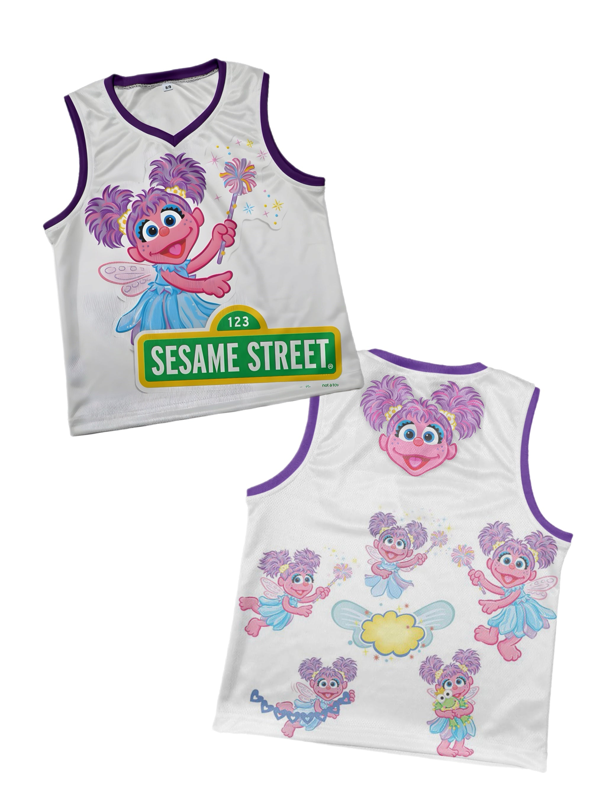 Kids Abby basketball jersey