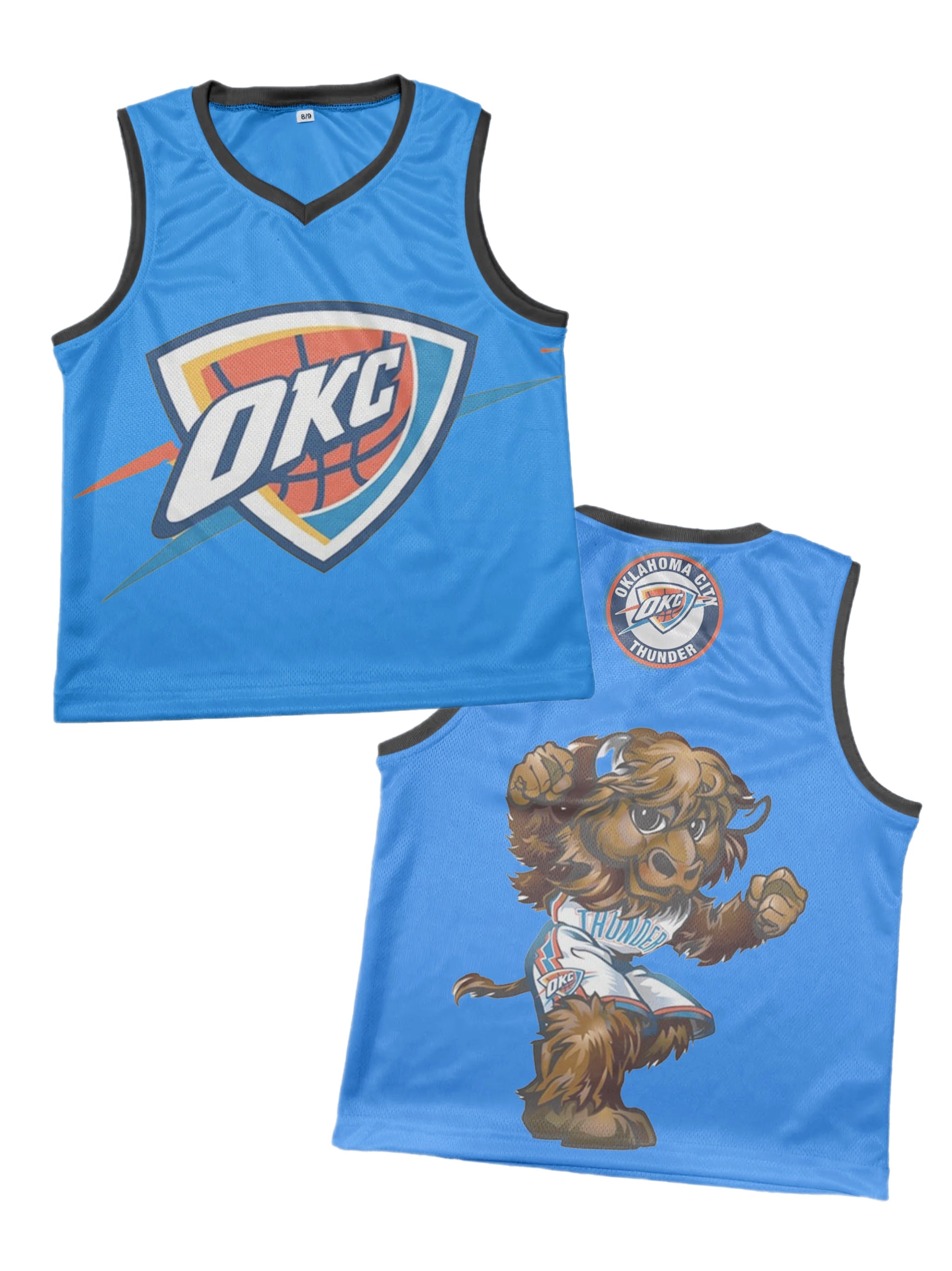Kids OKC basketball  jersey