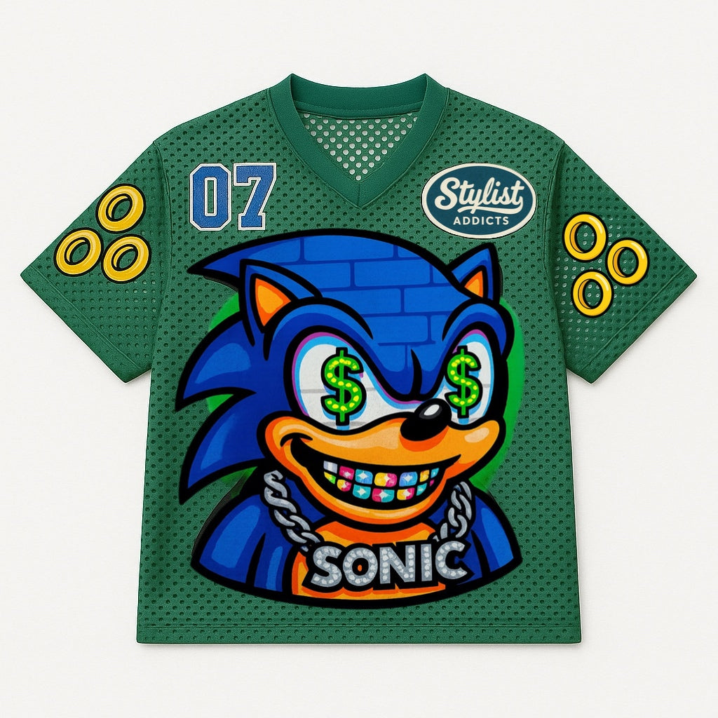 Kids Sonic ice football Jersey