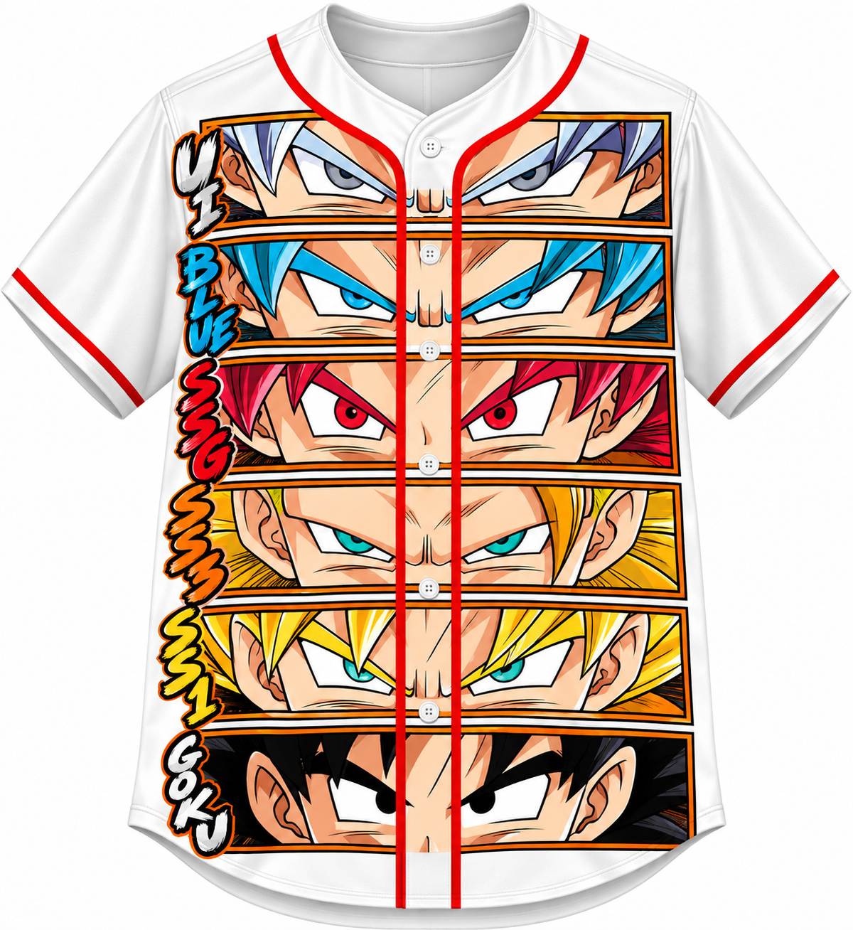 Kids Dragon Ball Z Baseball Jersey
