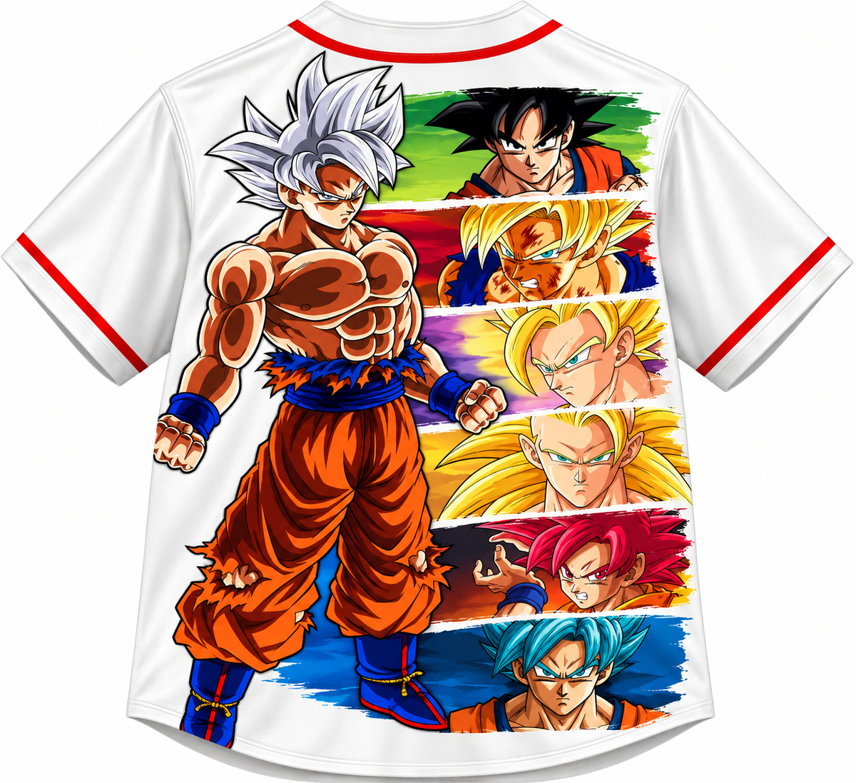 Kids Dragon Ball Z Baseball Jersey