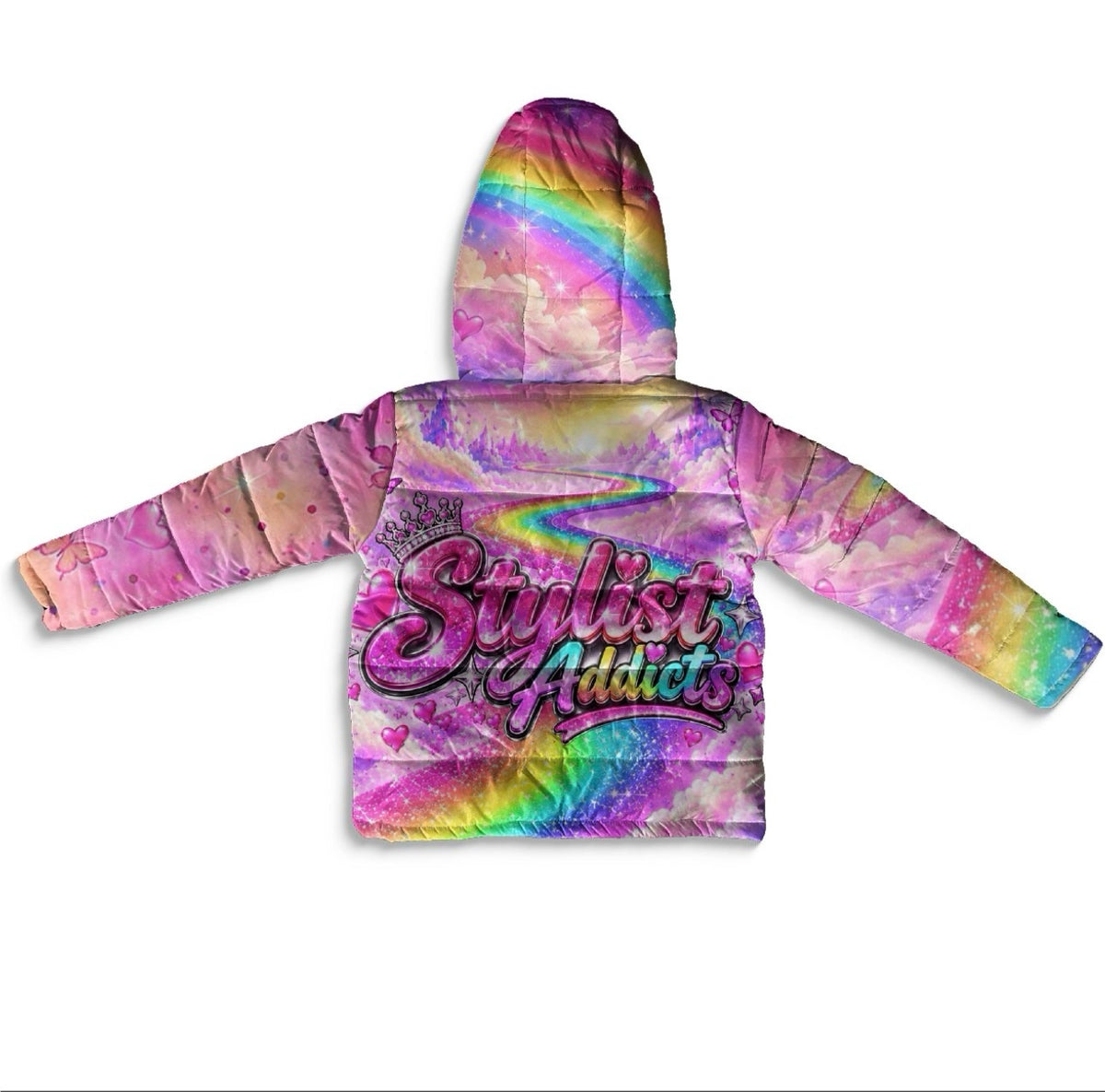 Kids Unicorn Love Puffer