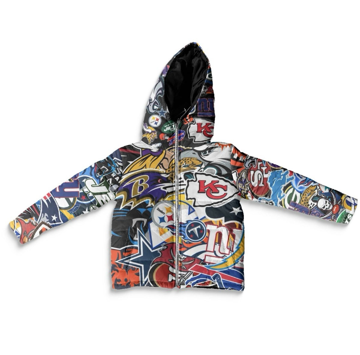 Kids i Love Football Puffer