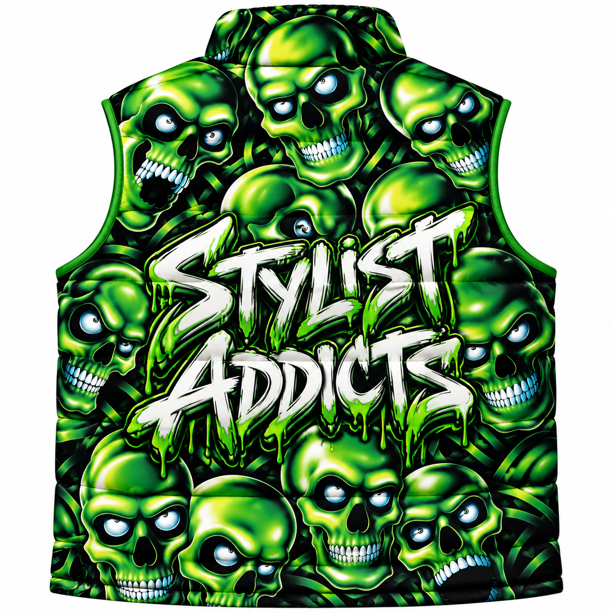 Kids Glow Skulls  Vest
