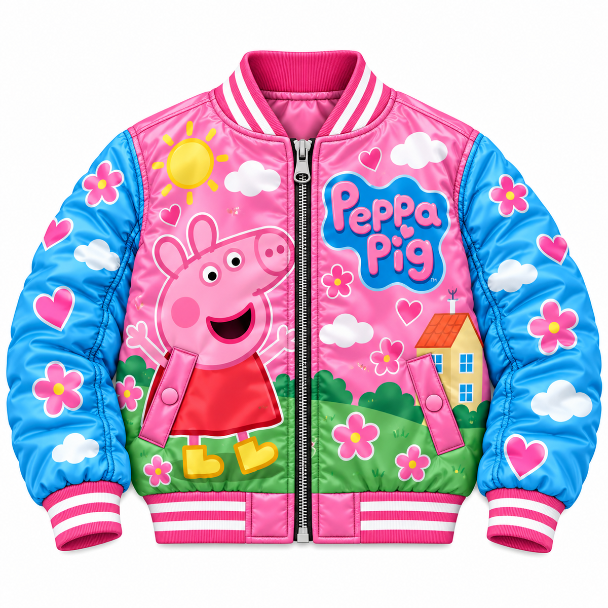 Kids Girl Peppa Pig Bomber