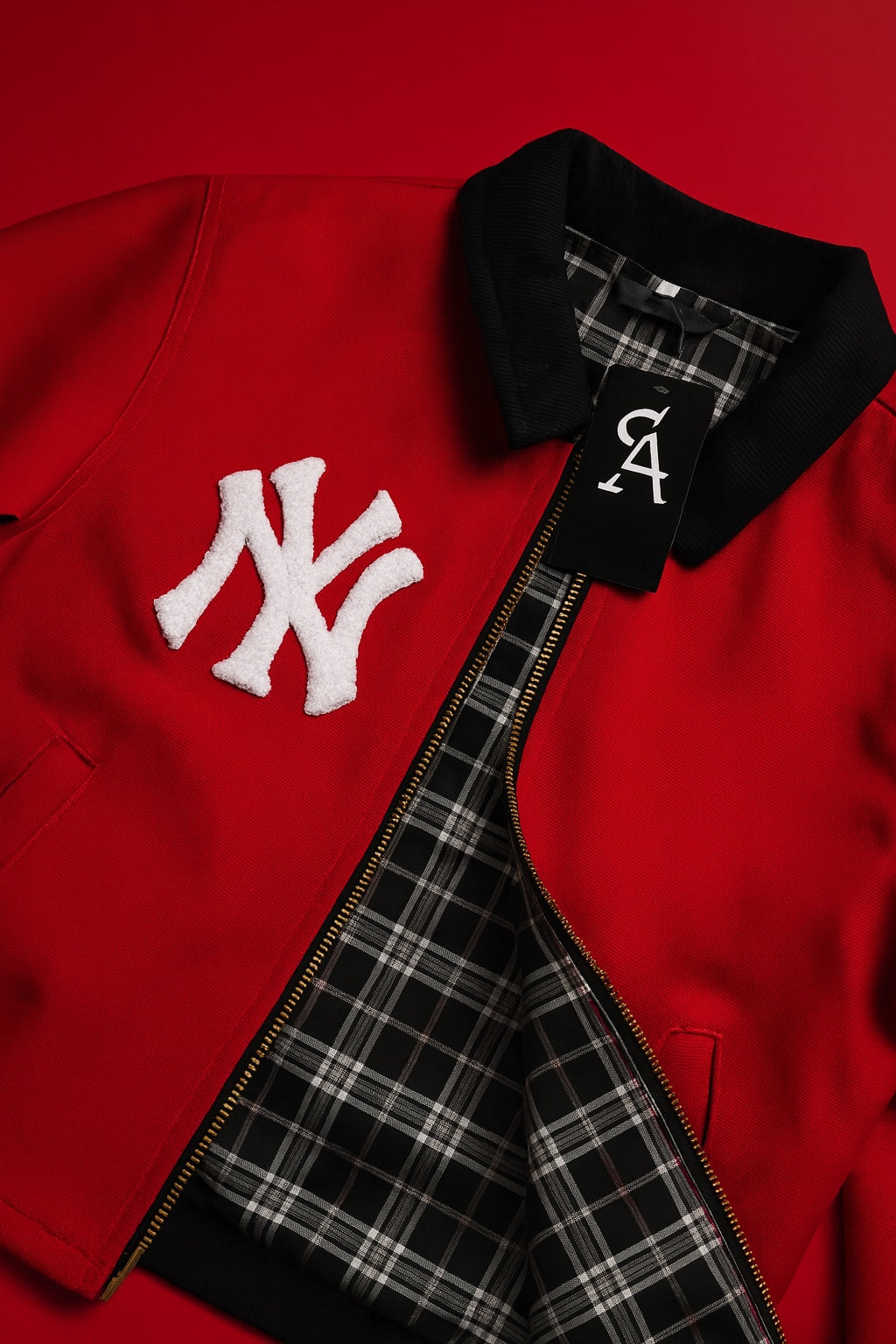 Kids Yankees red vel Jacket